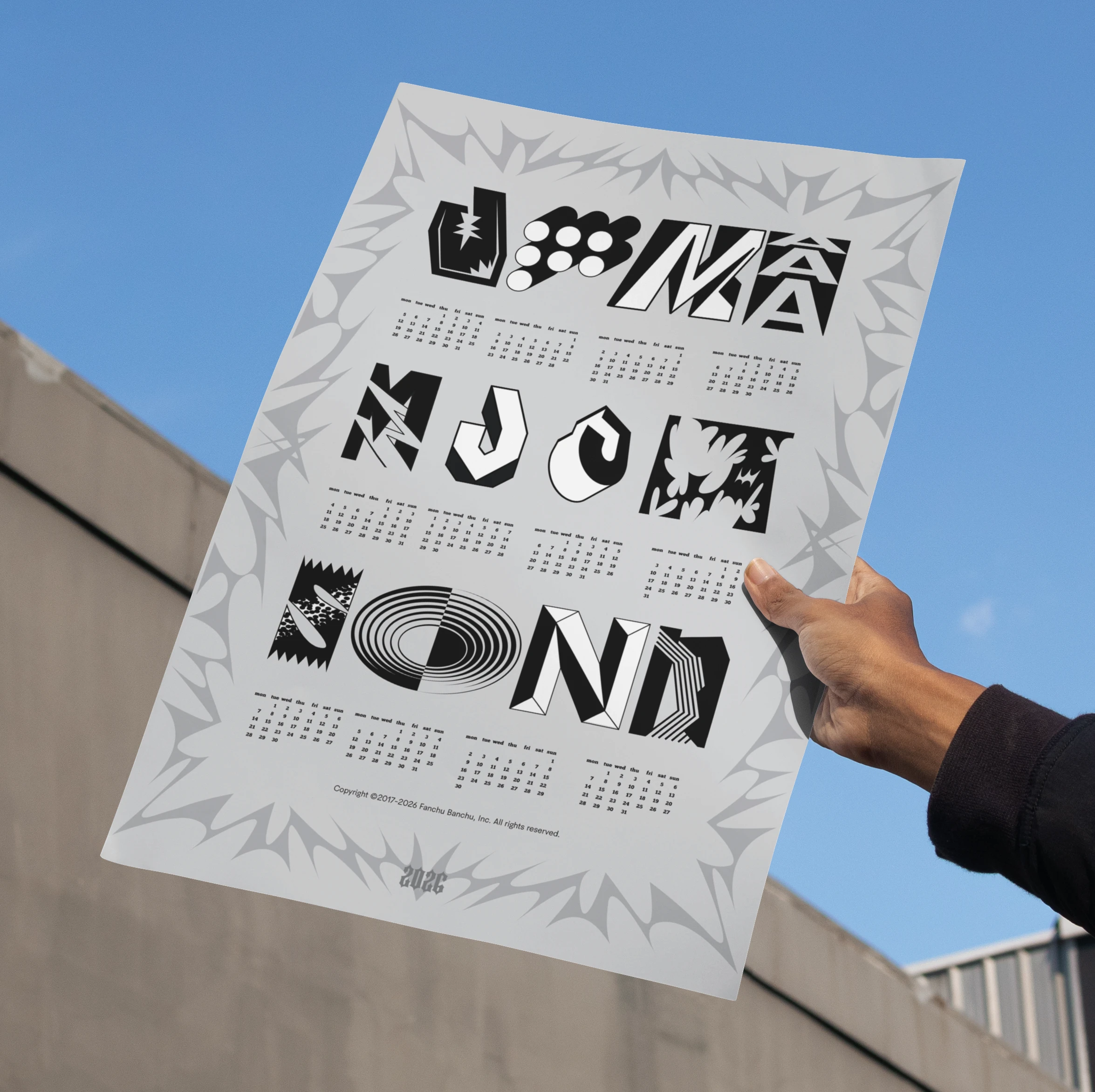 Календарь-постер 2026 — Изображение №11 — Графика на Dprofile