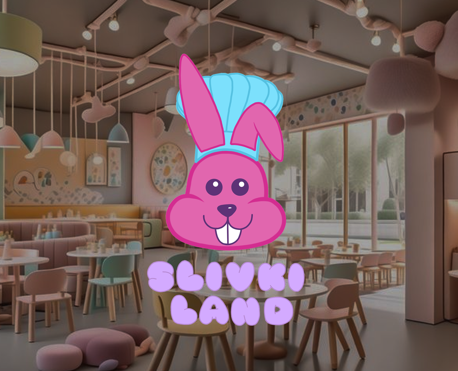Комбинированный логотип для семейного кафе "Slivki Land" — Брендинг на Dprofile
