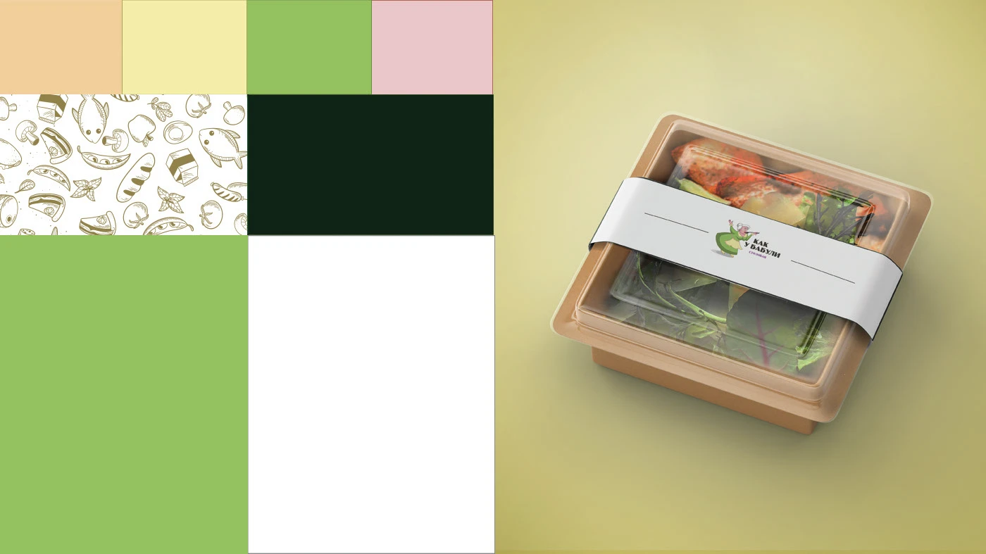 Столовая "Как у бабули" — Изображение №5 — Брендинг на Dprofile