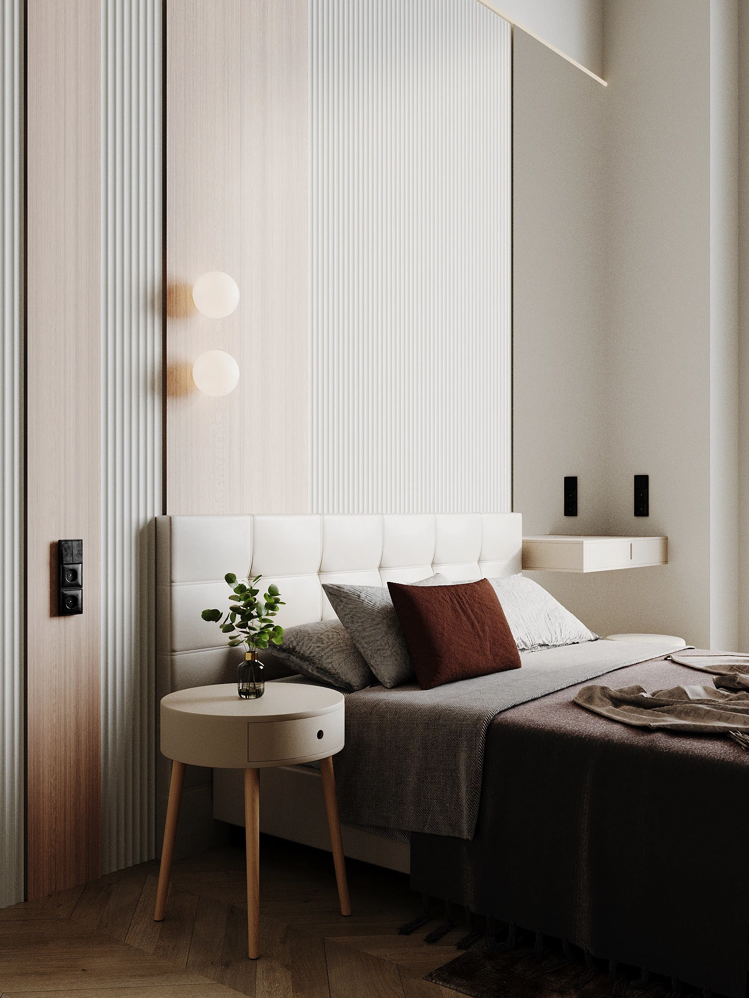 3D-визуализация интерьера спальни — Изображение №1 — Иллюстрация, 3D на Dprofile