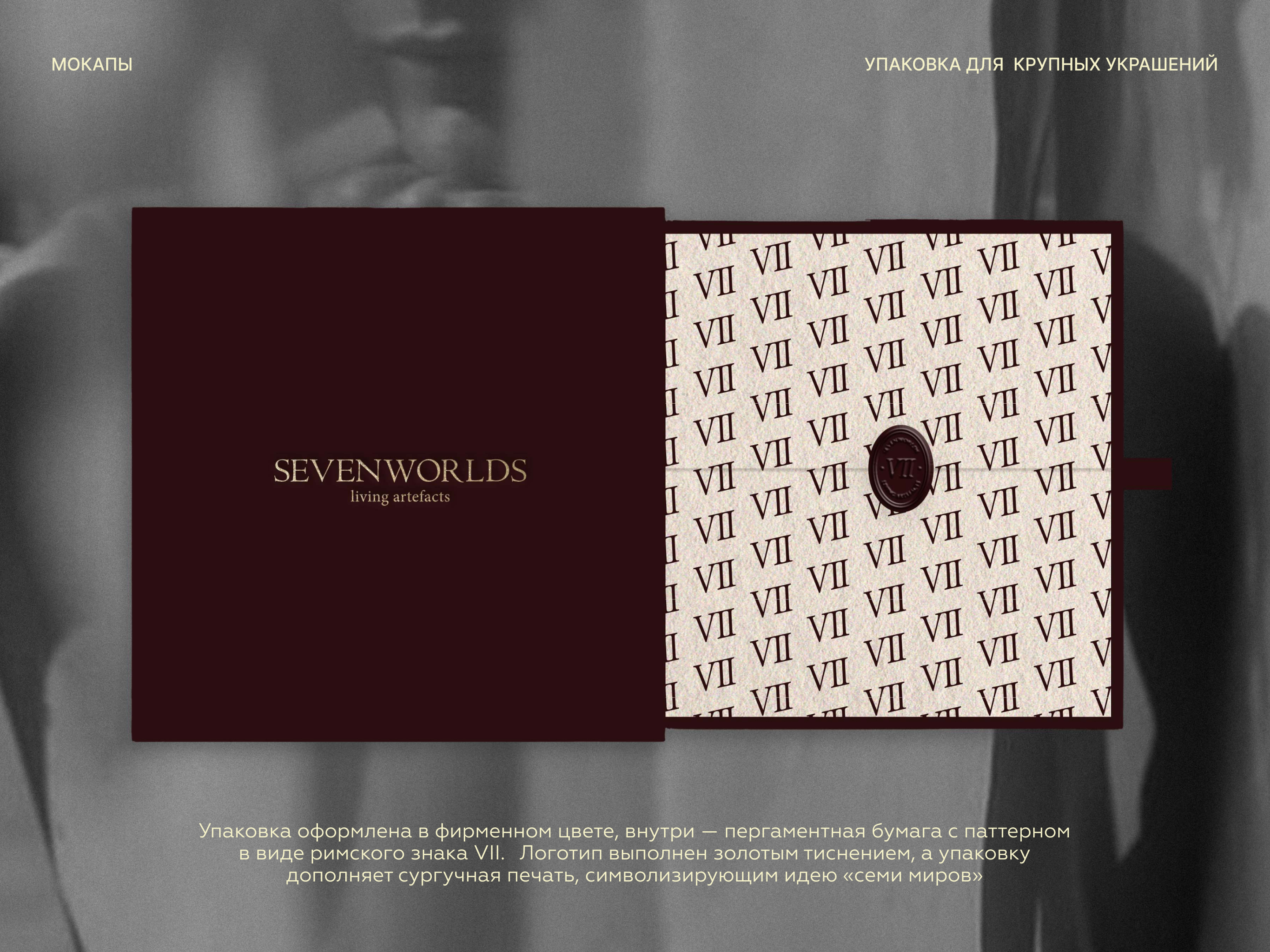 Фирменный стиль для бренда украшений SEVENWORLDS — Изображение №16 — Брендинг на Dprofile