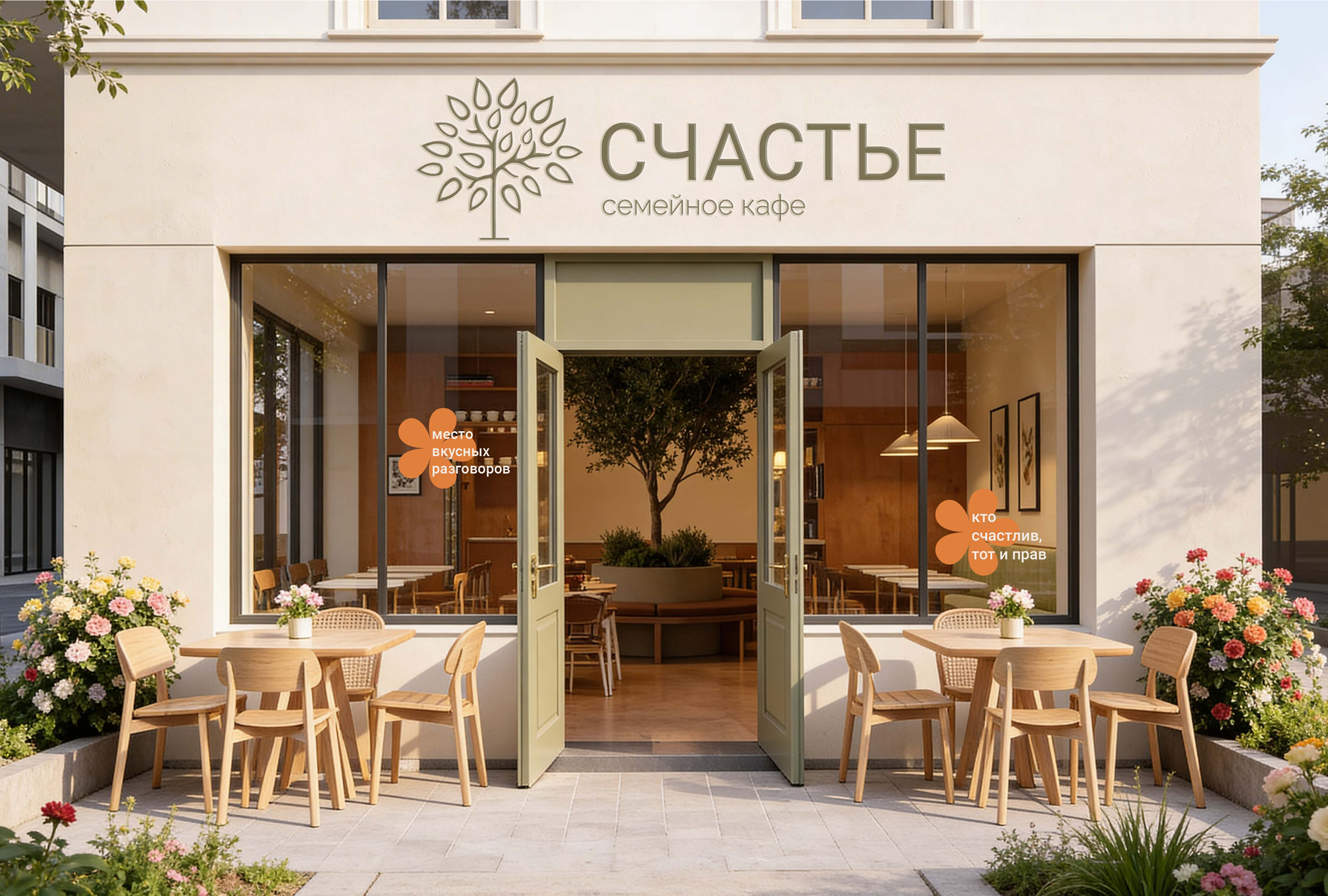 Фирменный стиль для семейного кафе "Счастье" — Изображение №14 — Брендинг на Dprofile