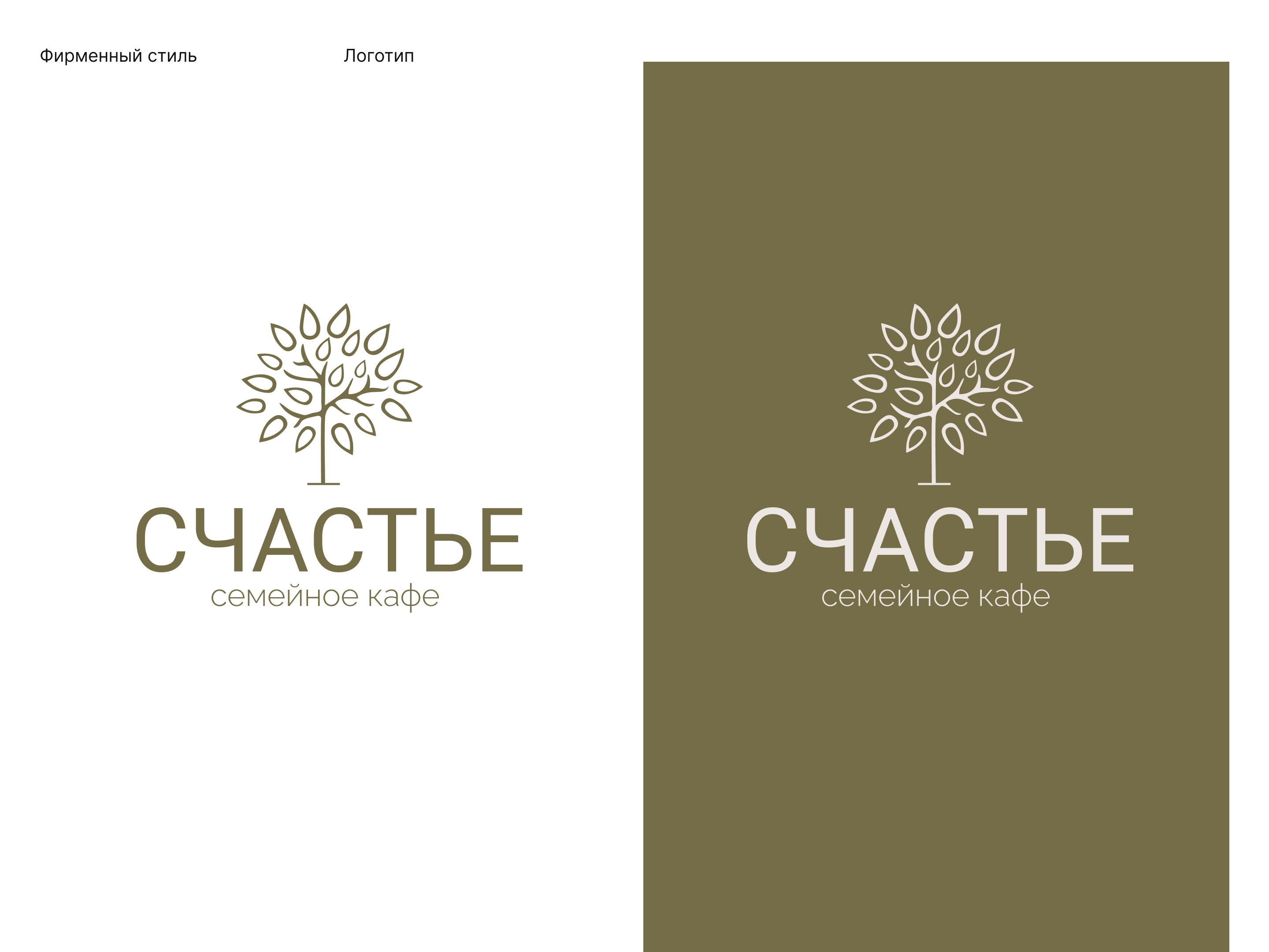 Фирменный стиль для семейного кафе "Счастье" — Изображение №4 — Брендинг на Dprofile
