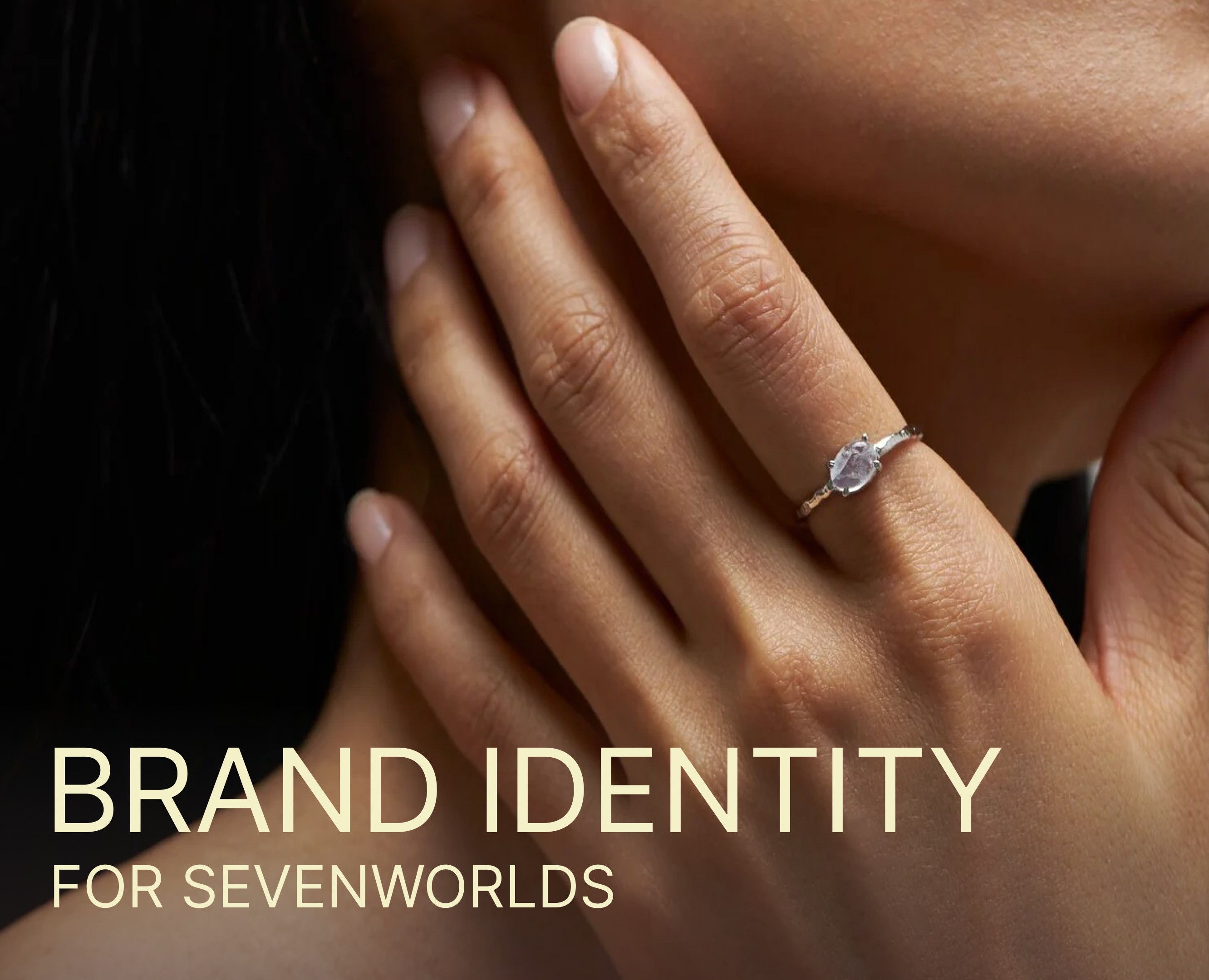 Фирменный стиль для бренда украшений SEVENWORLDS на Dprofile