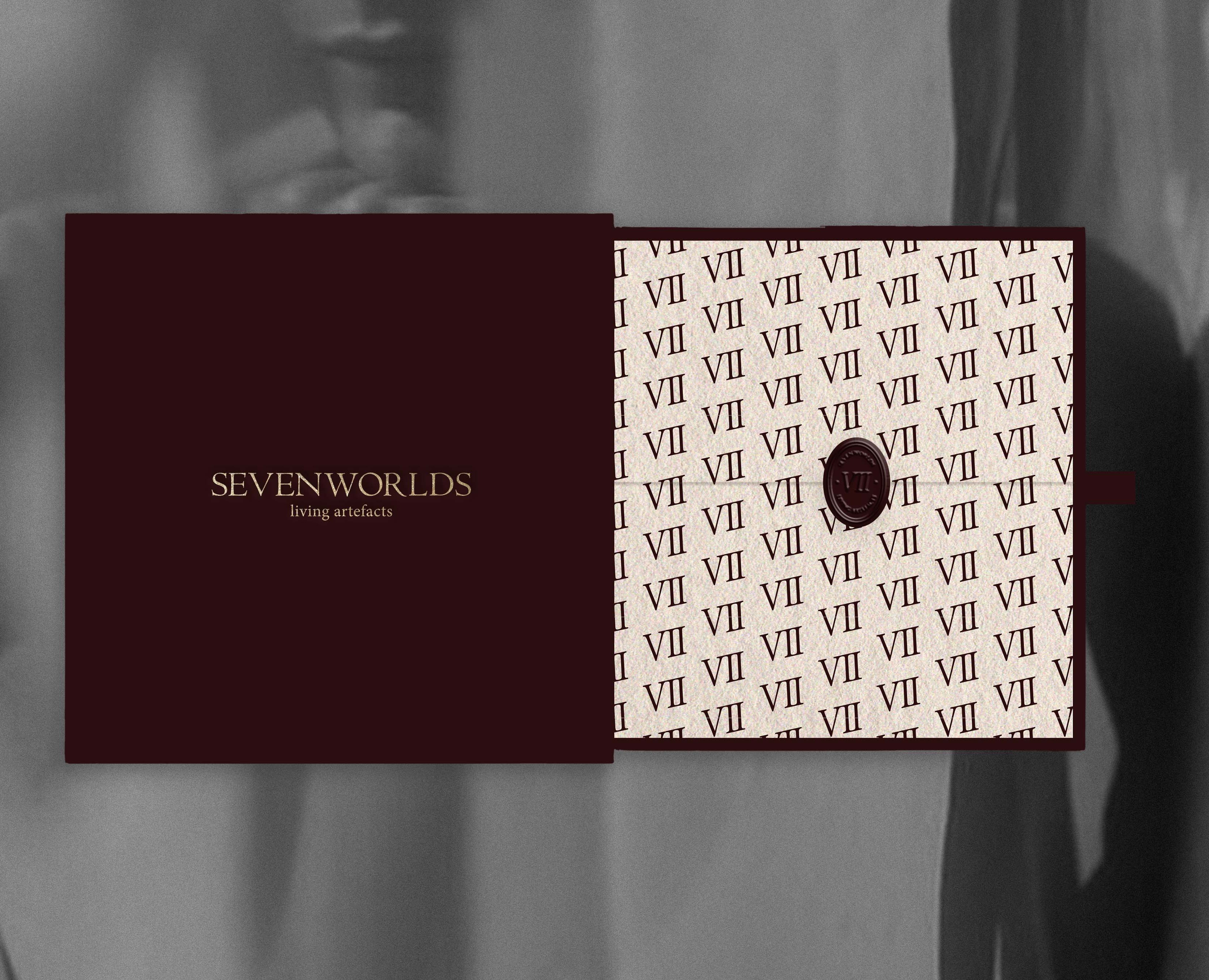 Фирменный стиль для бренда украшений SEVENWORLDS на Dprofile