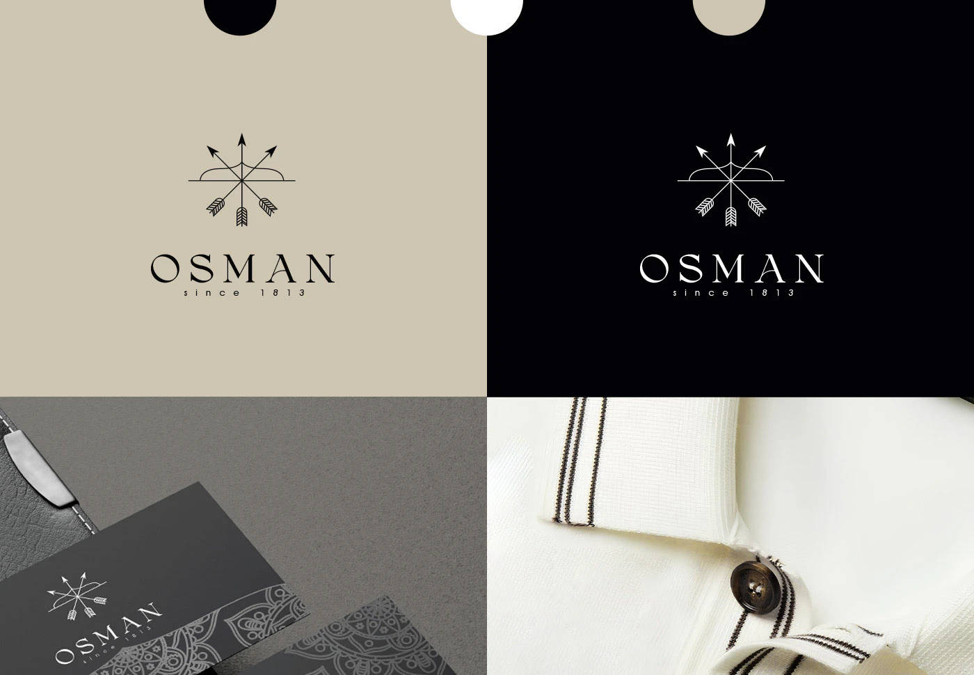 Фирменный стиль салона мужских часов "OSMAN" — Изображение №2 — Брендинг на Dprofile