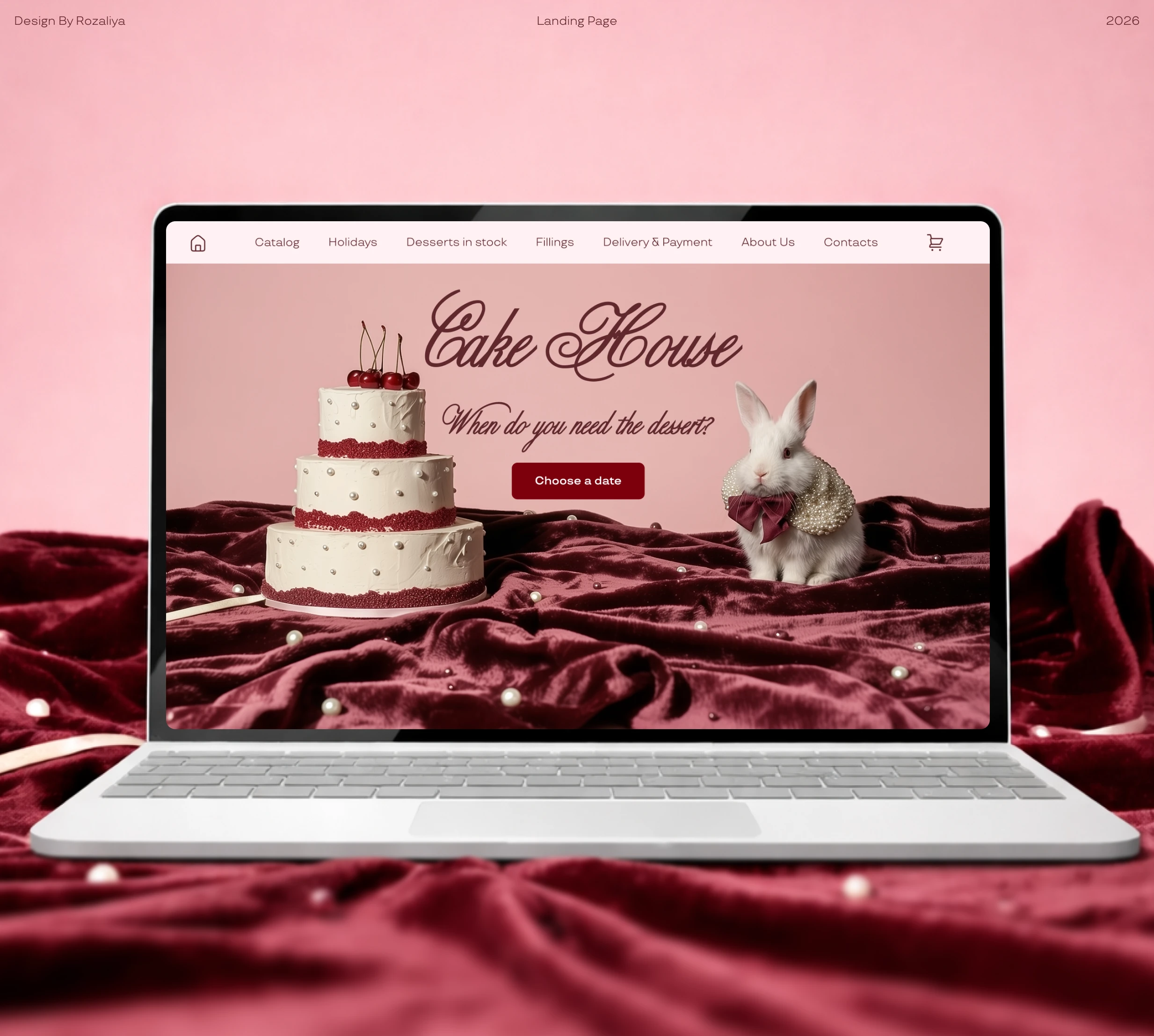 Cake House — Bakery Website Design — Изображение №1 — Интерфейсы, Брендинг на Dprofile