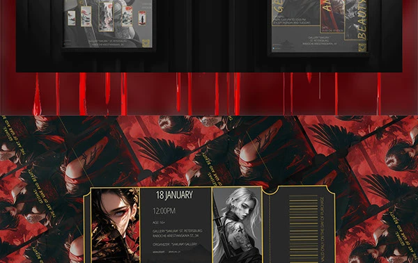 Poster for the exhibition — Изображение №4 — Интерфейсы, Графика на Dprofile