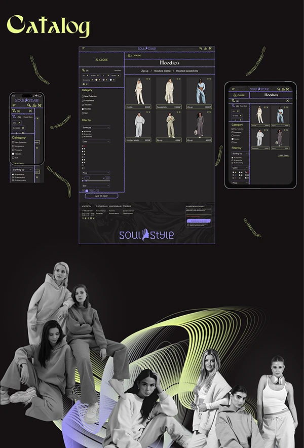 website for a clothing store — Изображение №8 — Интерфейсы, Брендинг на Dprofile