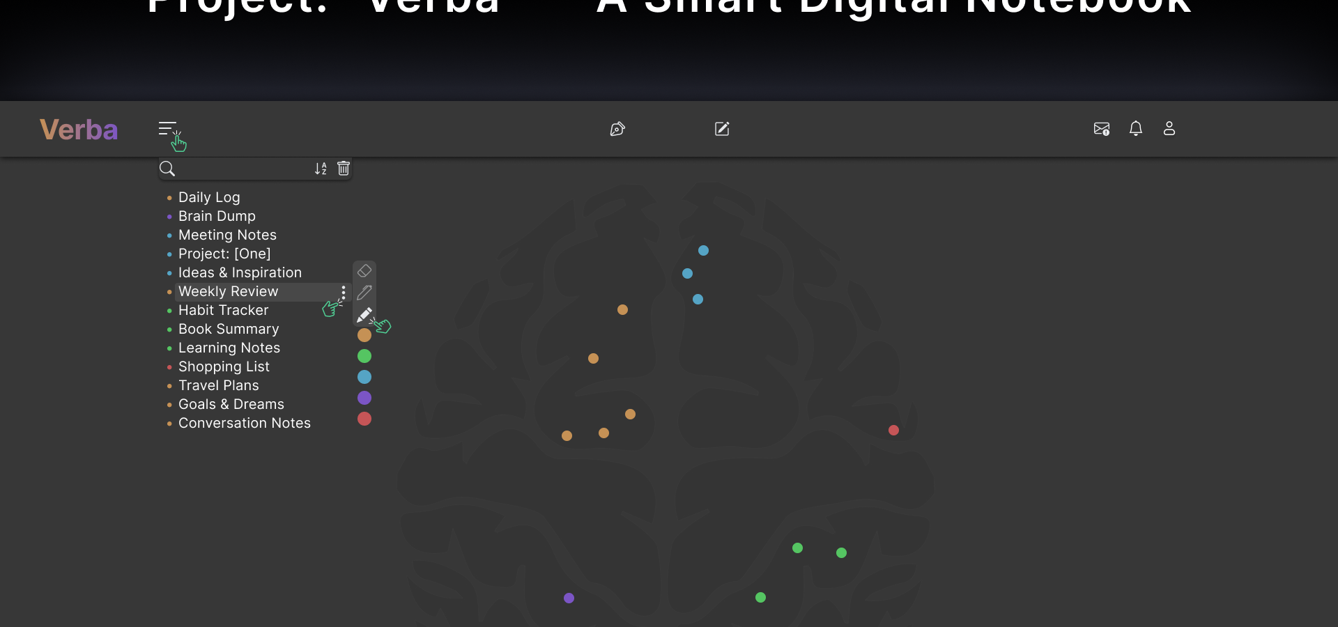 Verba | Универсальное рабочее пространство — Изображение №3 — Интерфейсы на Dprofile