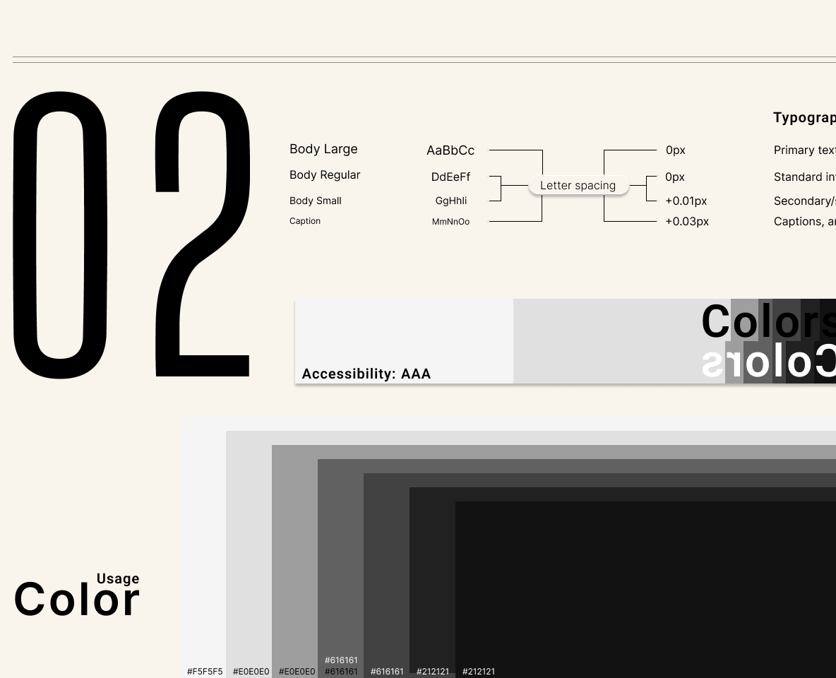 Основы: цвет, шрифт, сетка на Dprofile