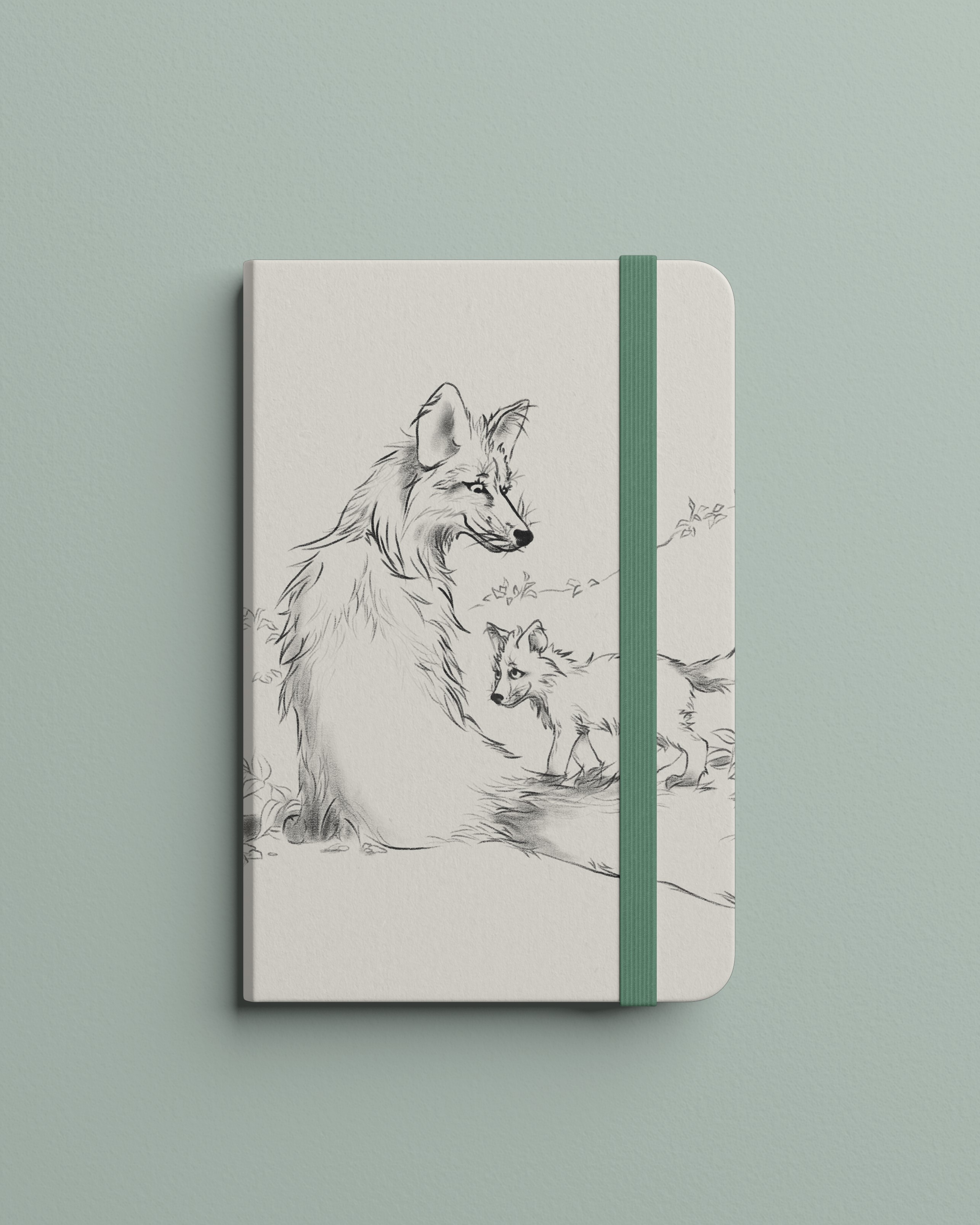 Лисицы в лесу. Животные. — Изображение №7 — Иллюстрация, Графика на Dprofile