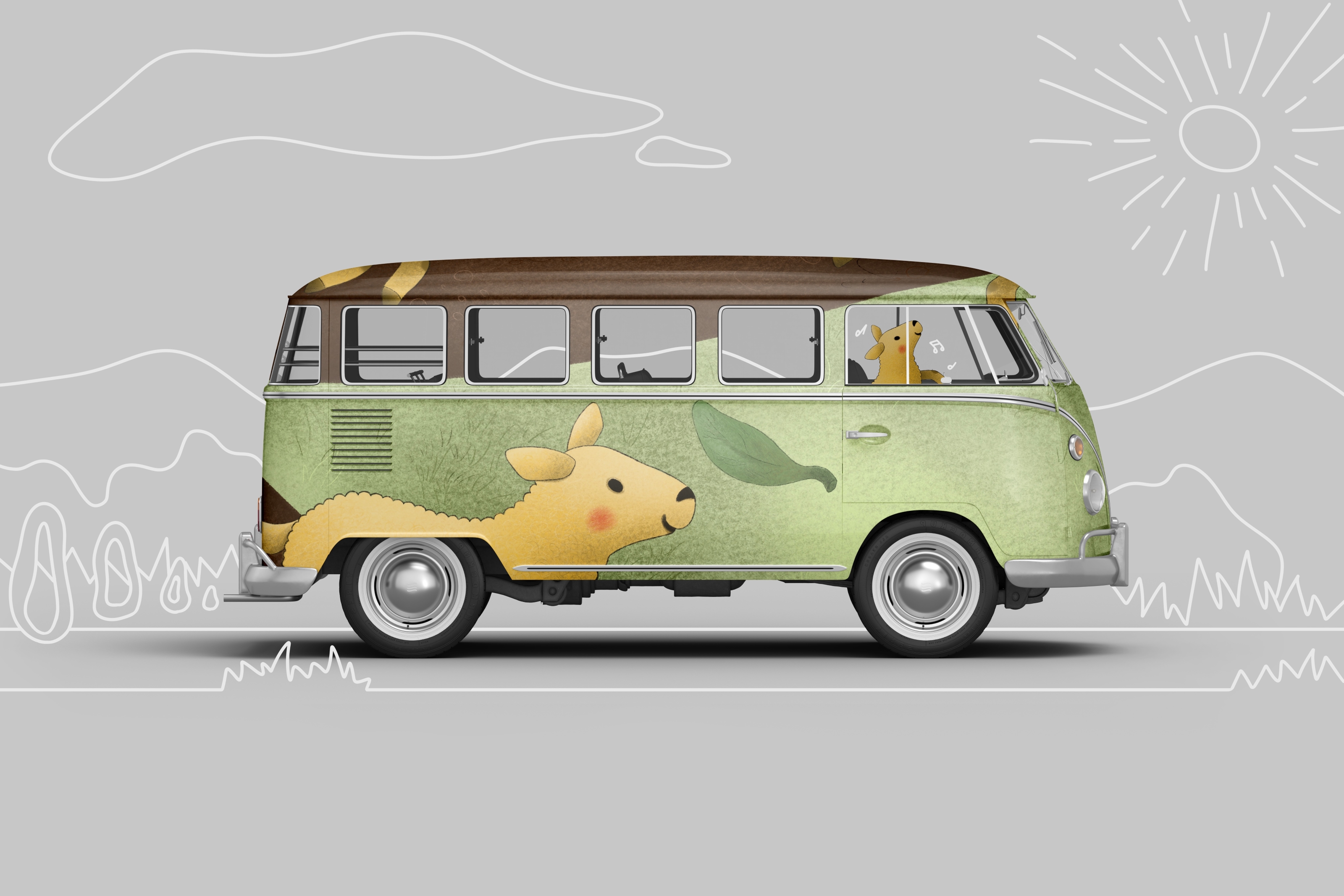 Забавные овечки. Обложка для книги. — Изображение №2 — Брендинг, Иллюстрация на Dprofile