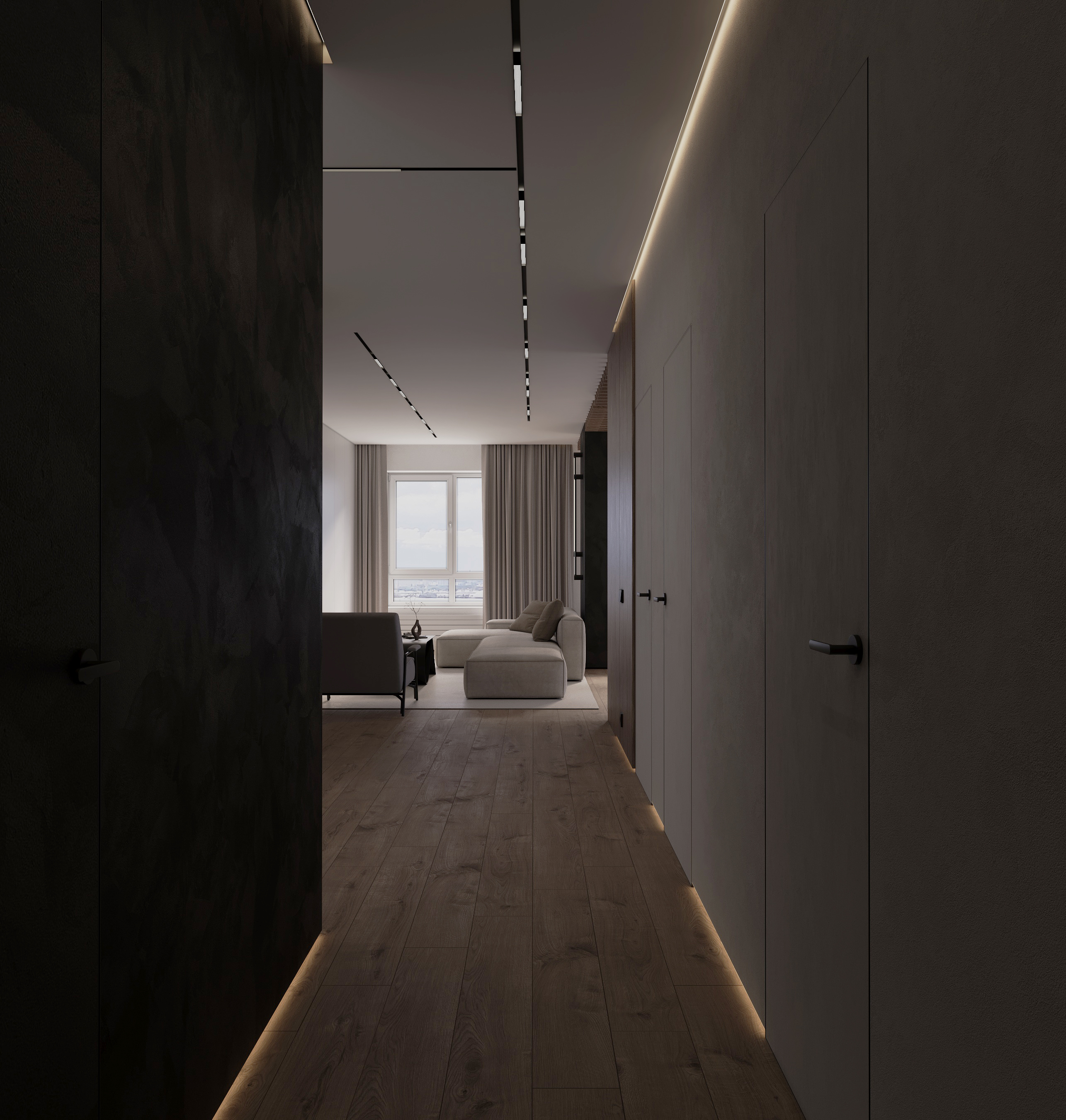 Интерьер квартиры ЖК "Легенда парк" — Изображение №4 — 3D на Dprofile