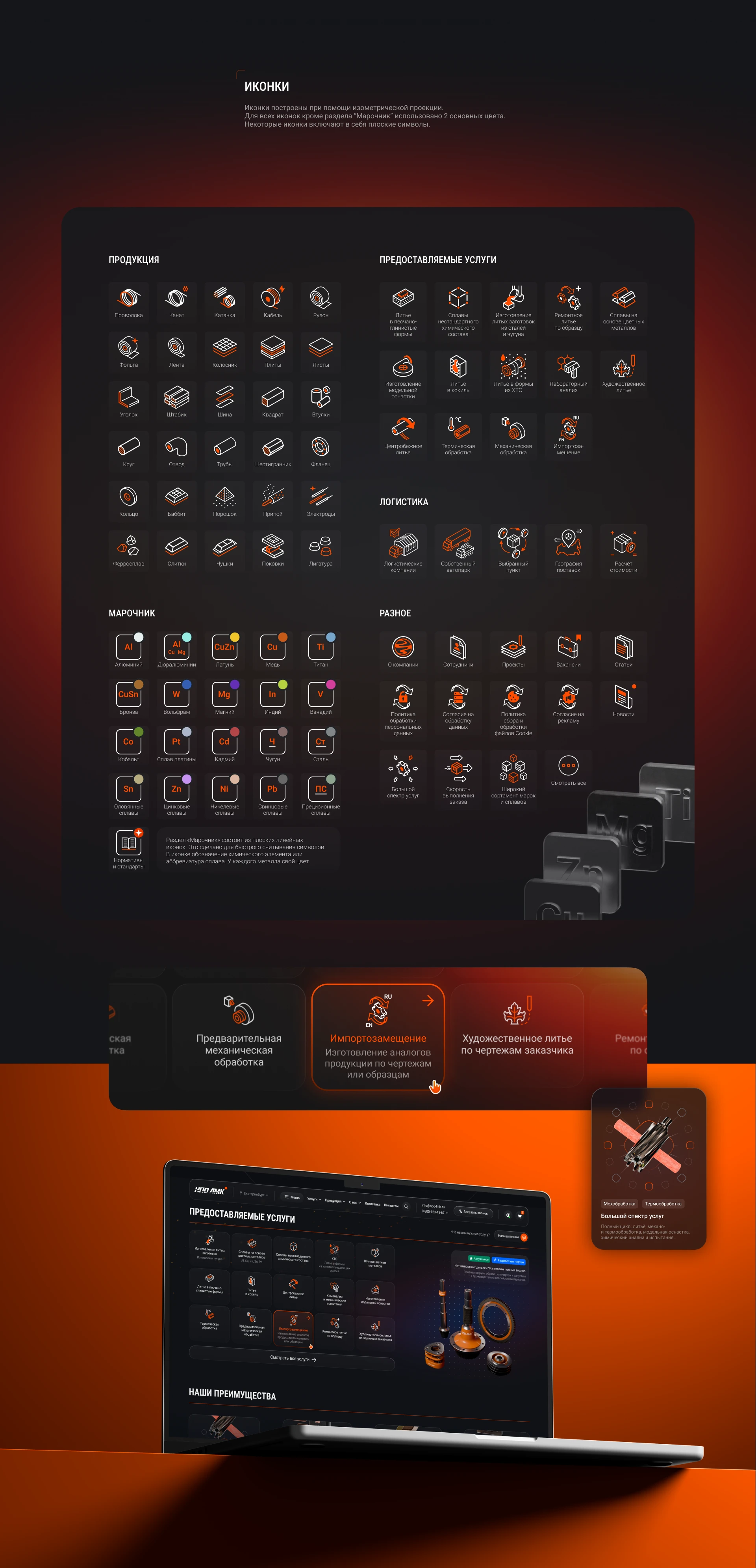 Корпоративный сайт и айдентика для ООО «НПО ЛМК» — Изображение №6 — Интерфейсы, Брендинг на Dprofile