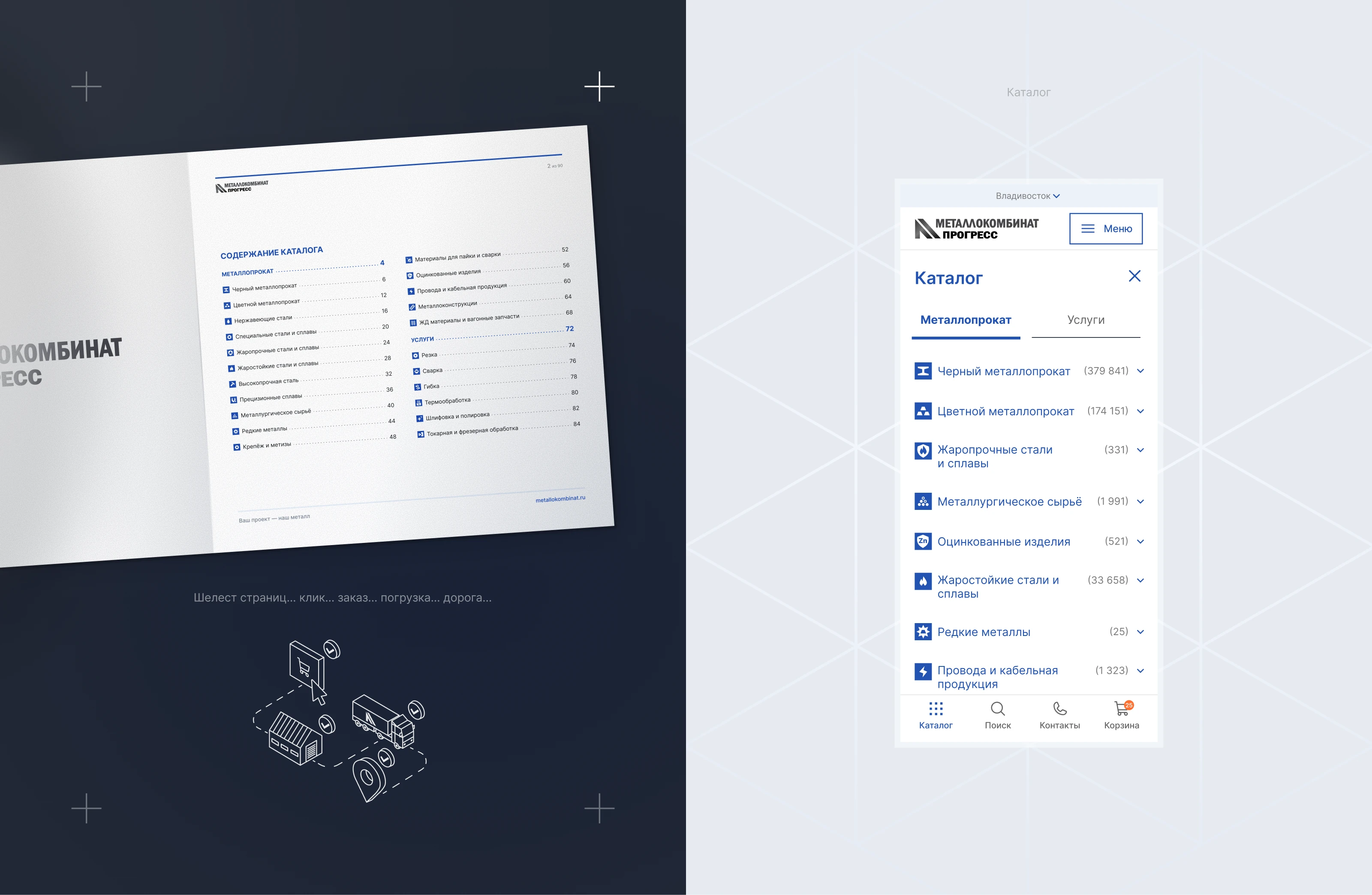 Сайт и айдентика для металлургической компании — Изображение №13 — Интерфейсы, Брендинг на Dprofile