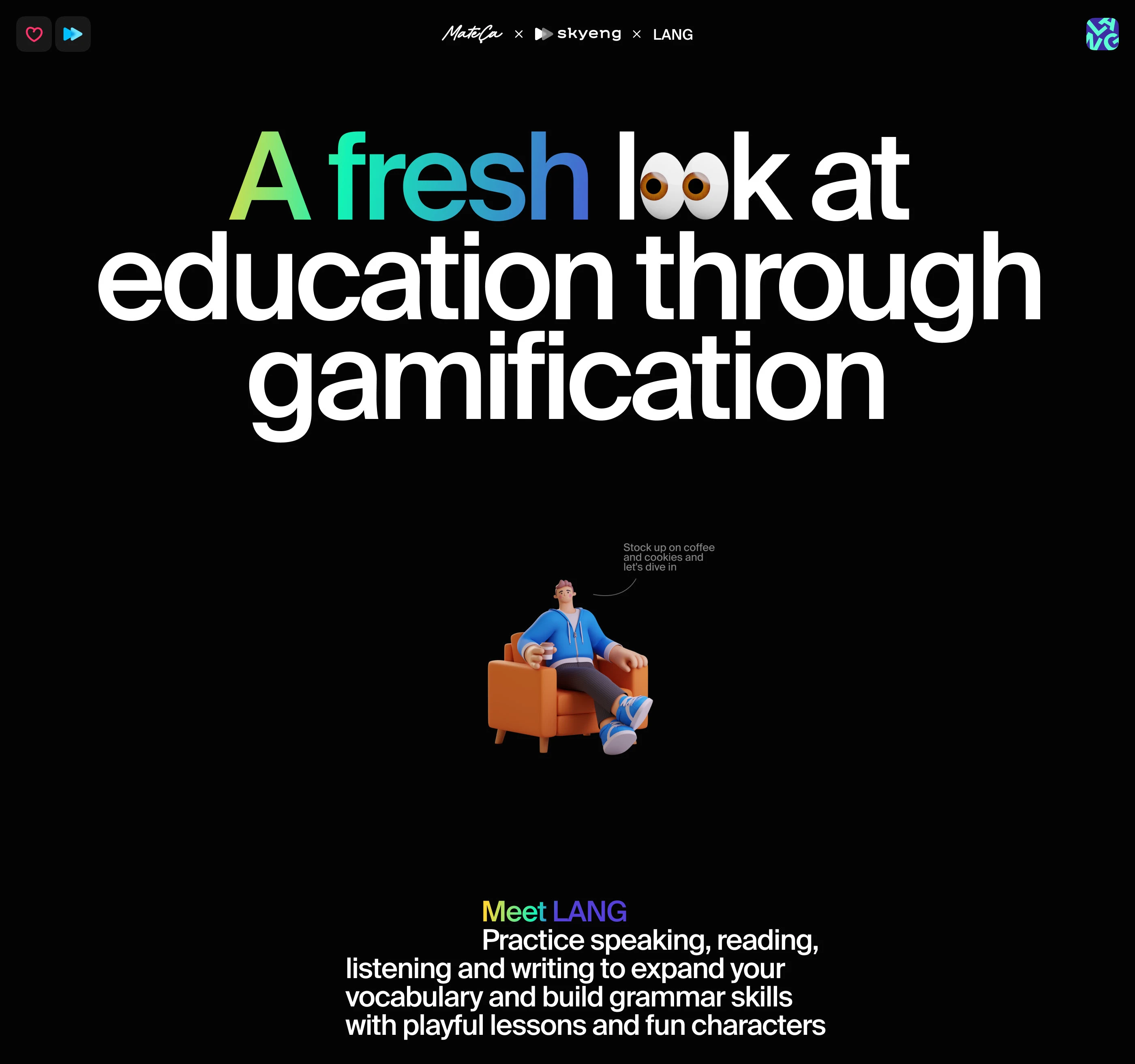 Skyeng LANG education app — Изображение №1 — Интерфейсы на Dprofile