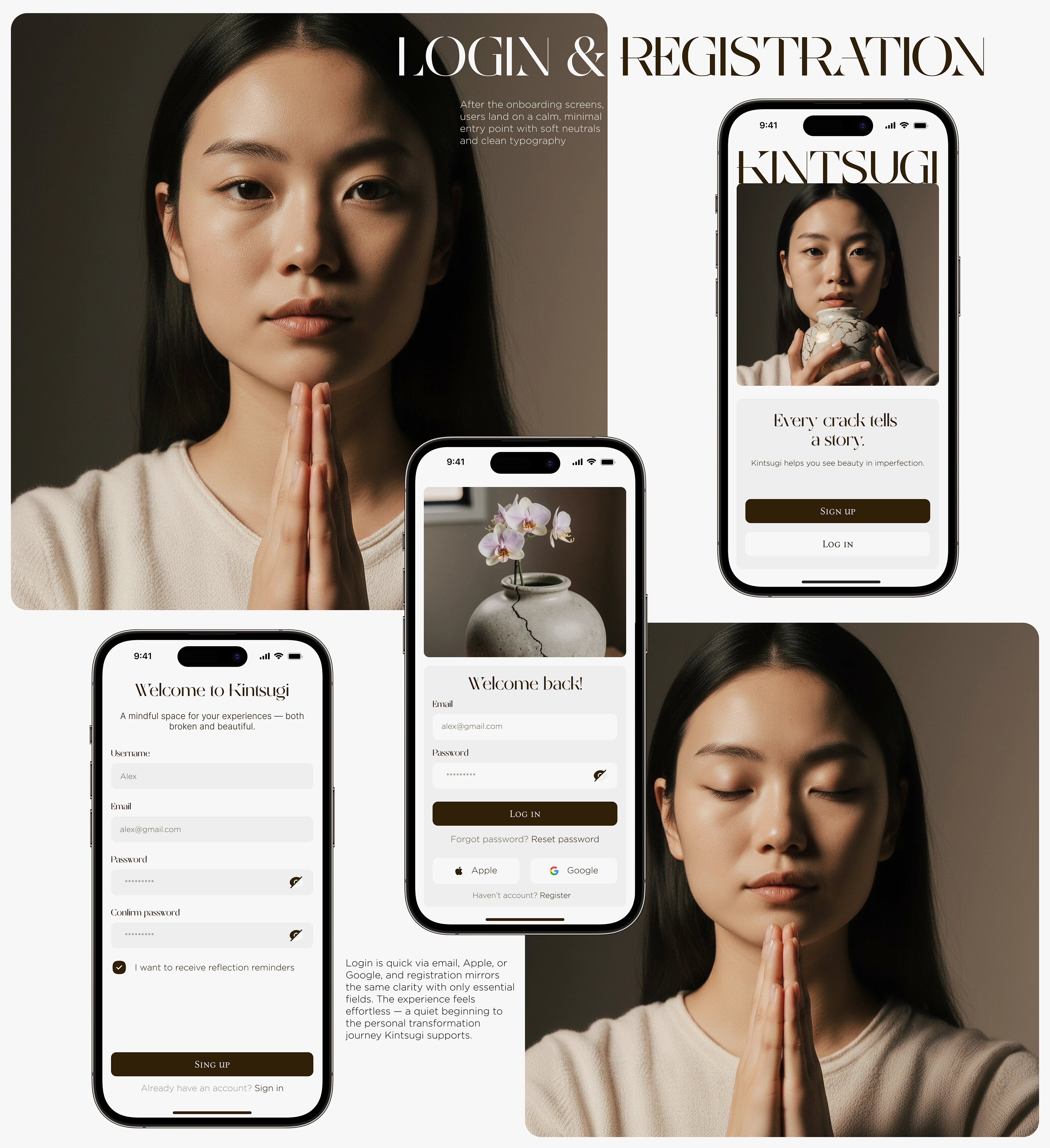 Mobile App KINTSUGI | UI/UX Design — Изображение №5 — Интерфейсы на Dprofile