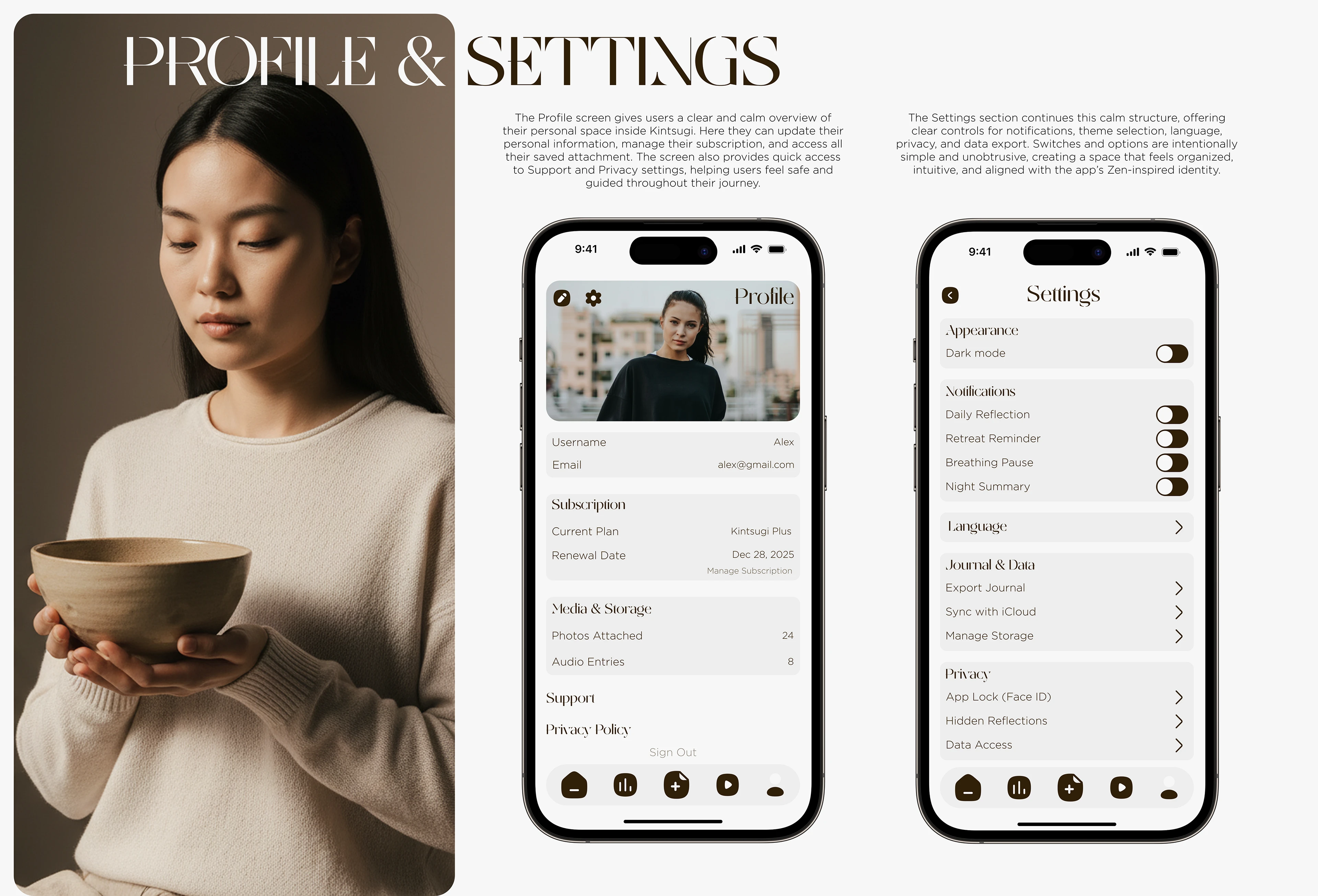 Mobile App KINTSUGI | UI/UX Design — Изображение №10 — Интерфейсы на Dprofile