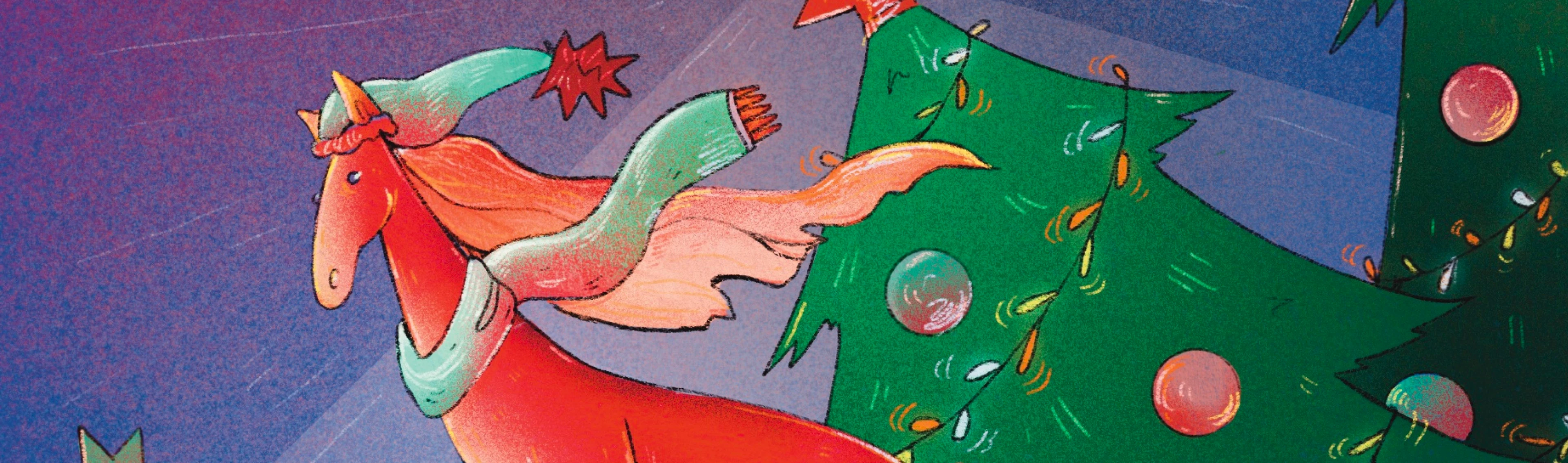 новогодний мерч - открытки, стикеры, упаковочная бумага — Изображение №1 — Иллюстрация, Графика на Dprofile