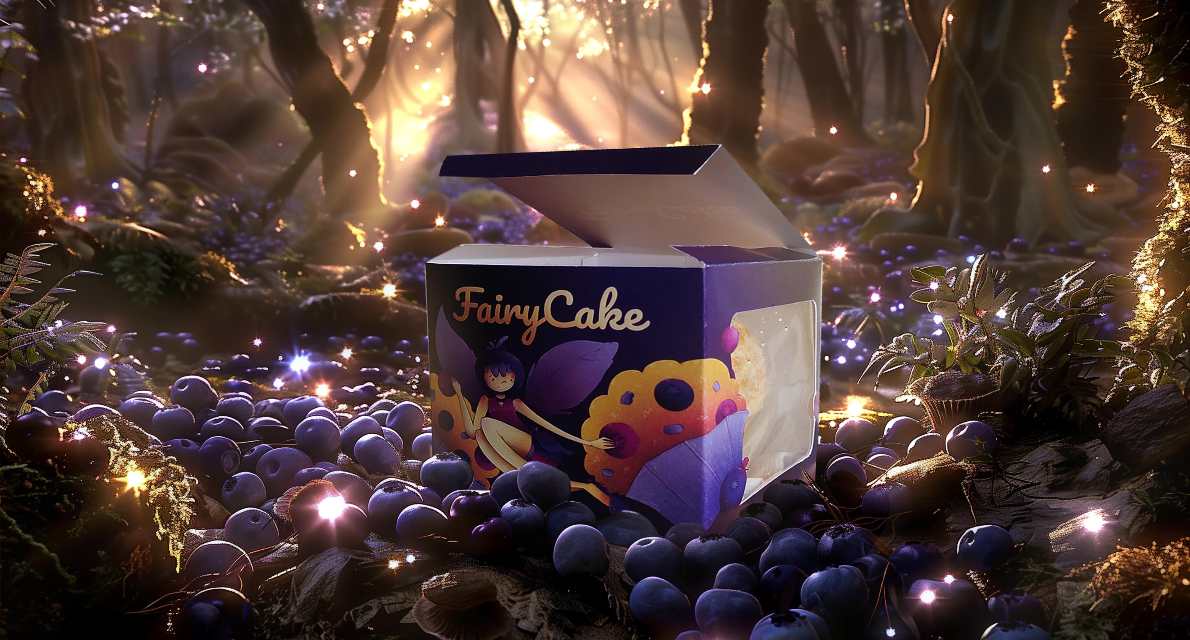 FAIRY CAKE - иллюстрация для дизайна упаковки — Изображение №13 — Брендинг, Иллюстрация на Dprofile