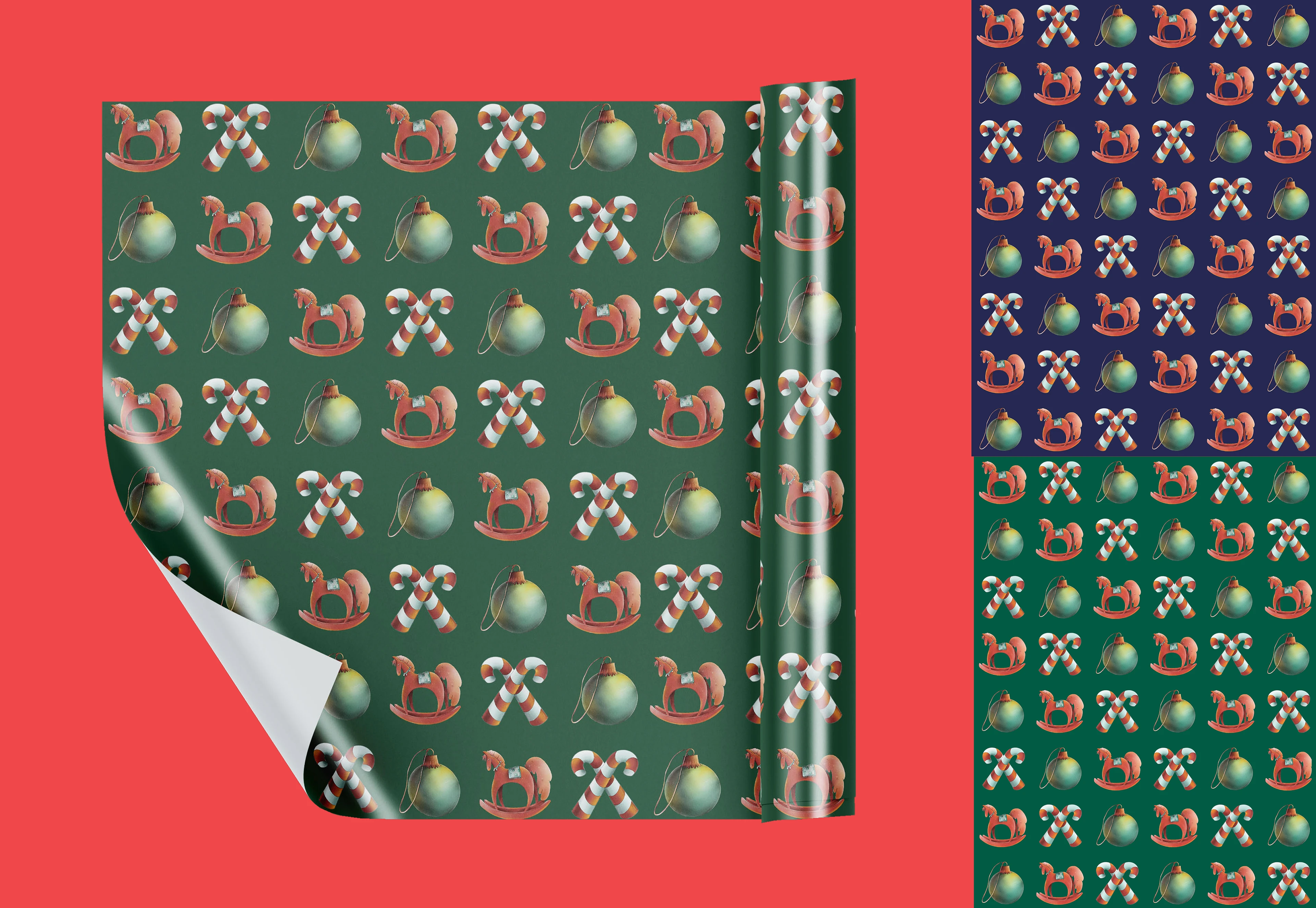 новогодний мерч - открытки, стикеры, упаковочная бумага — Изображение №13 — Иллюстрация, Графика на Dprofile