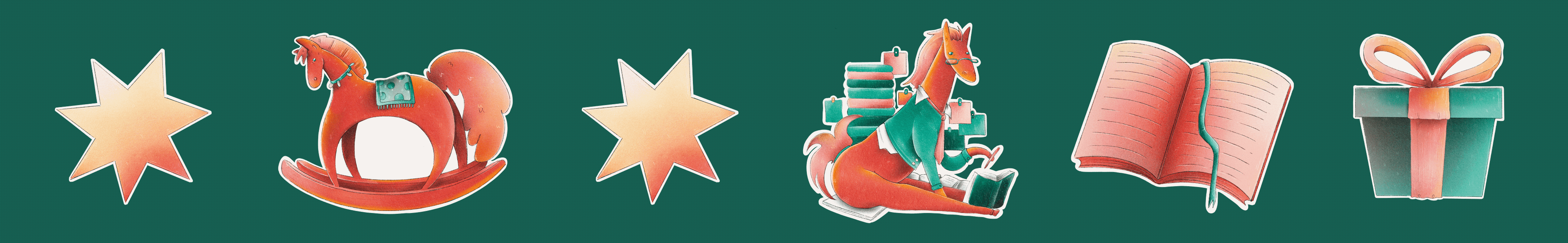 новогодний мерч - открытки, стикеры, упаковочная бумага — Изображение №21 — Иллюстрация, Графика на Dprofile