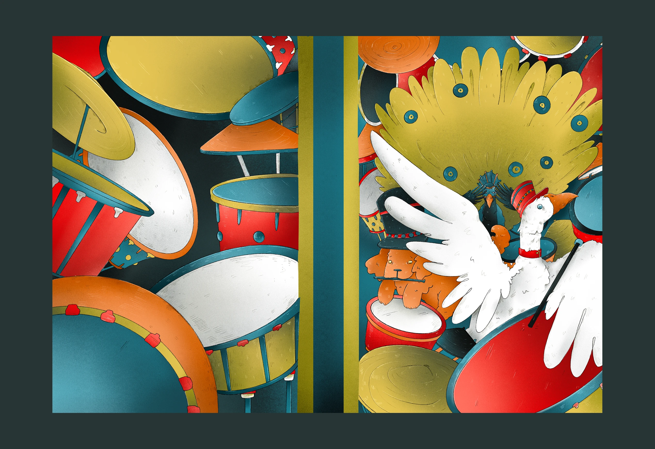 "Жили у Бабы Тоси" - обложка книги — Изображение №23 — Иллюстрация, Графика на Dprofile