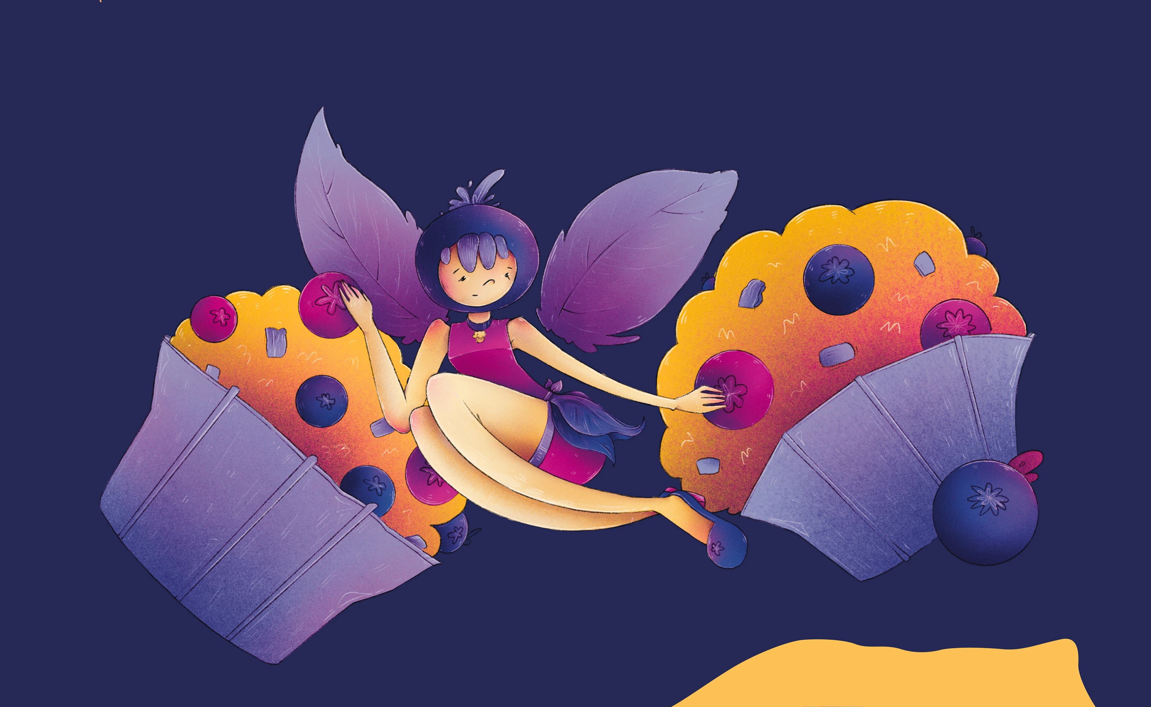 FAIRY CAKE - иллюстрация для дизайна упаковки — Изображение №8 — Брендинг, Иллюстрация на Dprofile