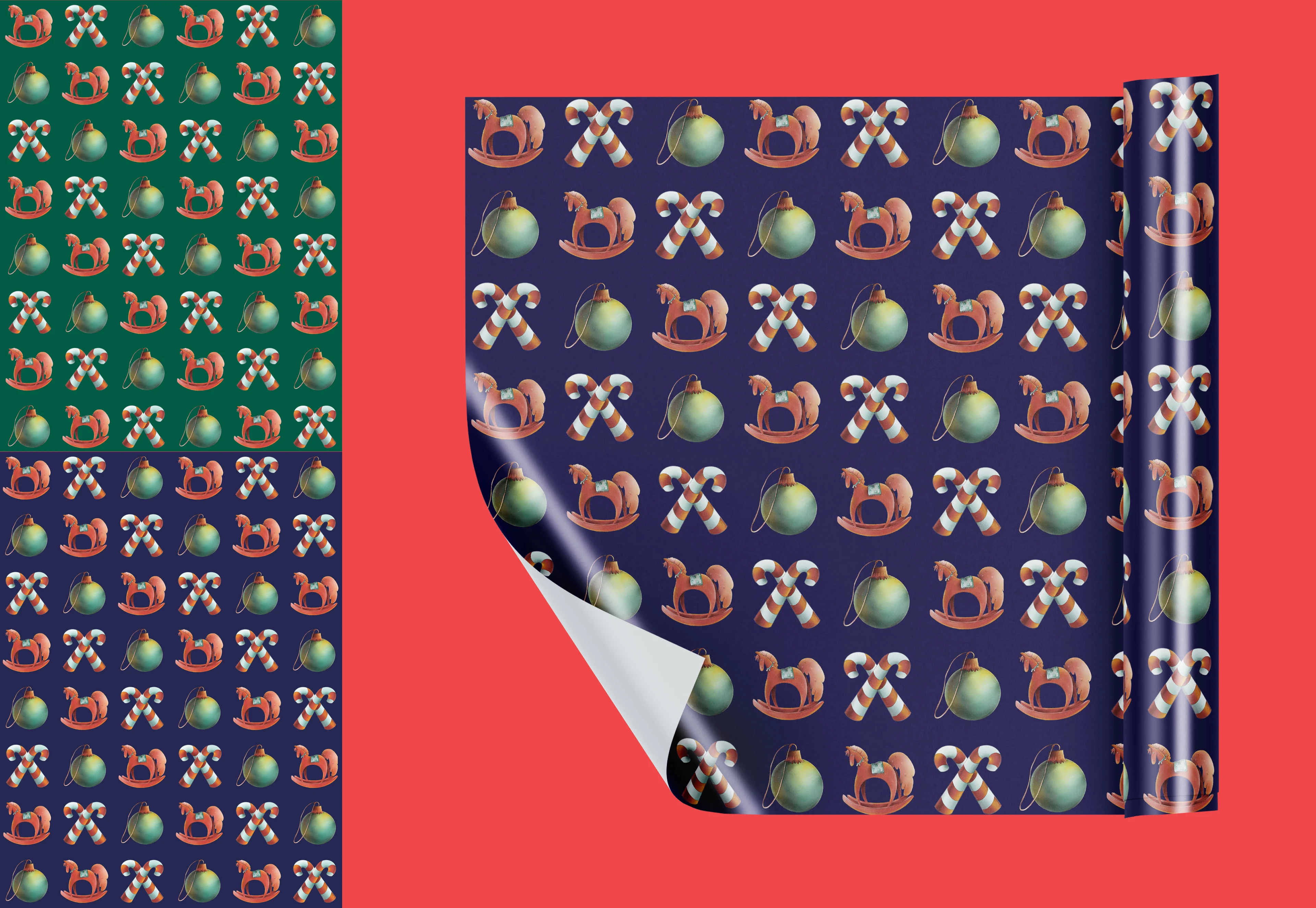 новогодний мерч - открытки, стикеры, упаковочная бумага — Изображение №15 — Иллюстрация, Графика на Dprofile