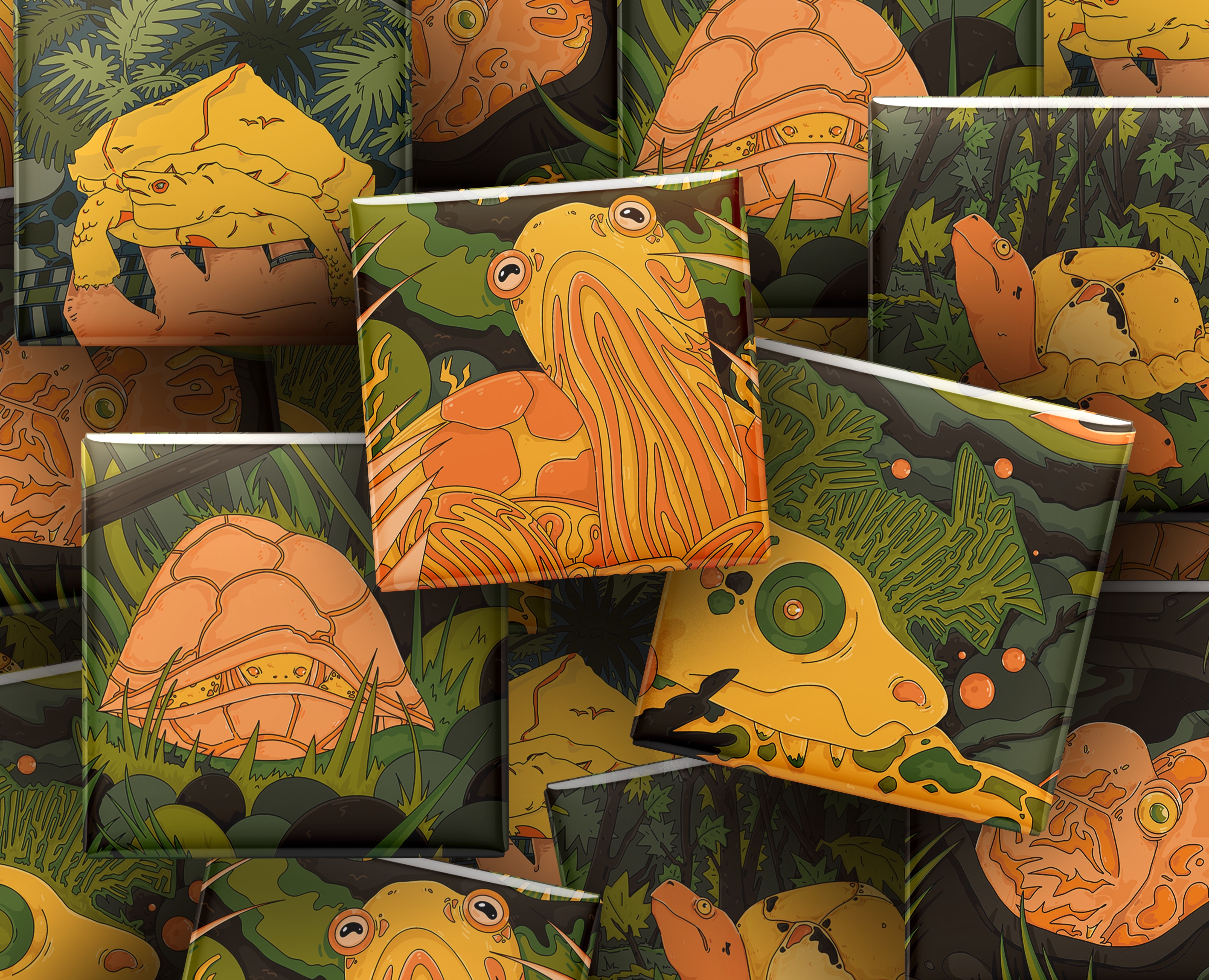 ZOO - иллюстрации для мерча зоопарка на Dprofile