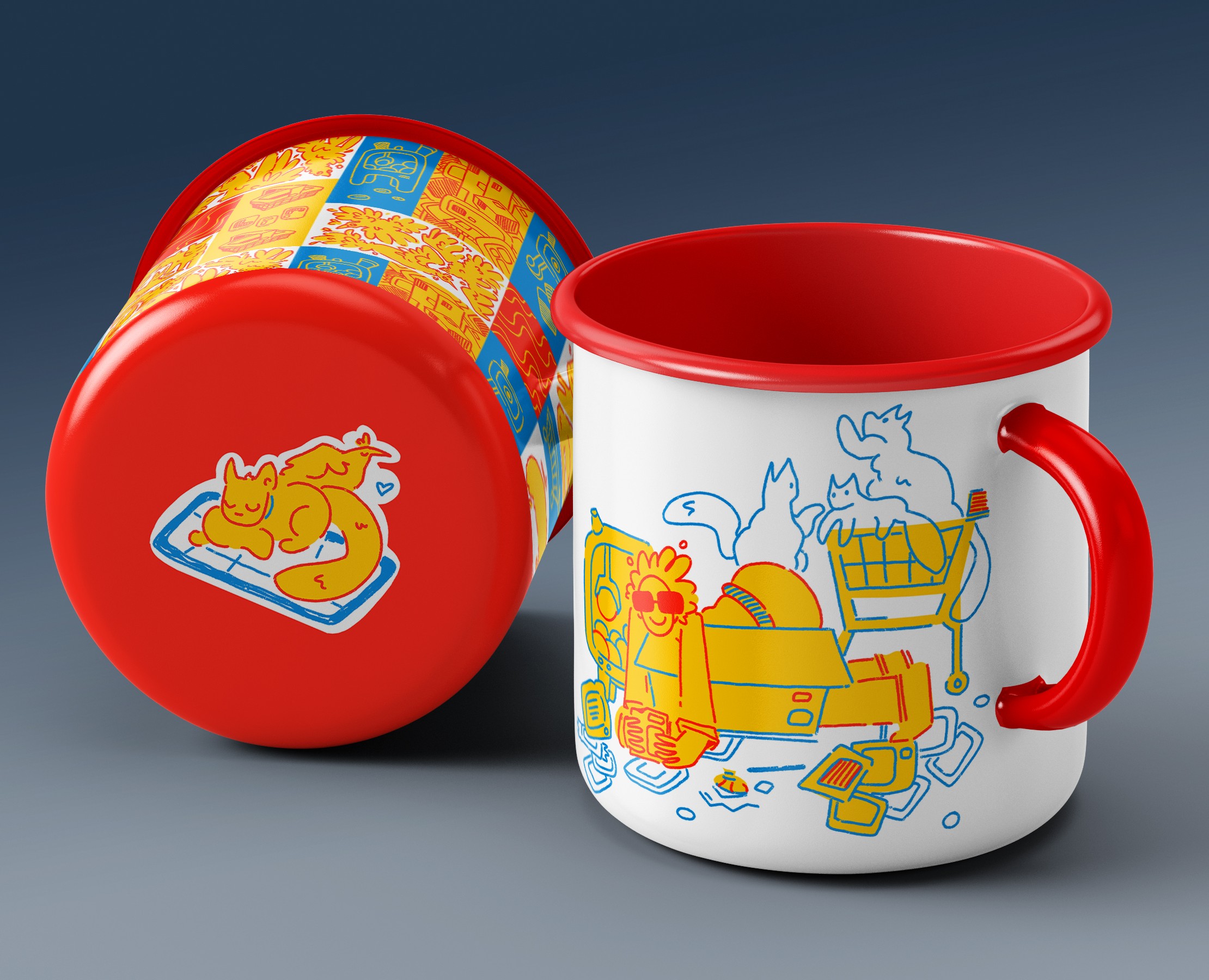 ДЕТСТВО - иллюстрации на мерч — Брендинг, Иллюстрация на Dprofile