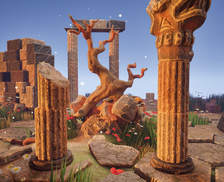 Античная фантазия — Иллюстрация, 3D на Dprofile
