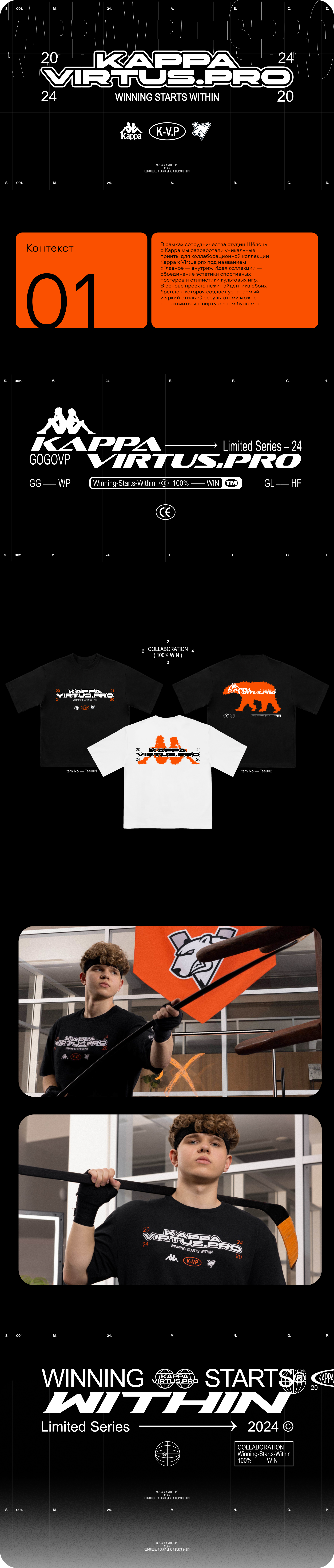 Рaзработка мерча Kappa x Virtus.pro — Изображение №1 — Брендинг, Графика на Dprofile