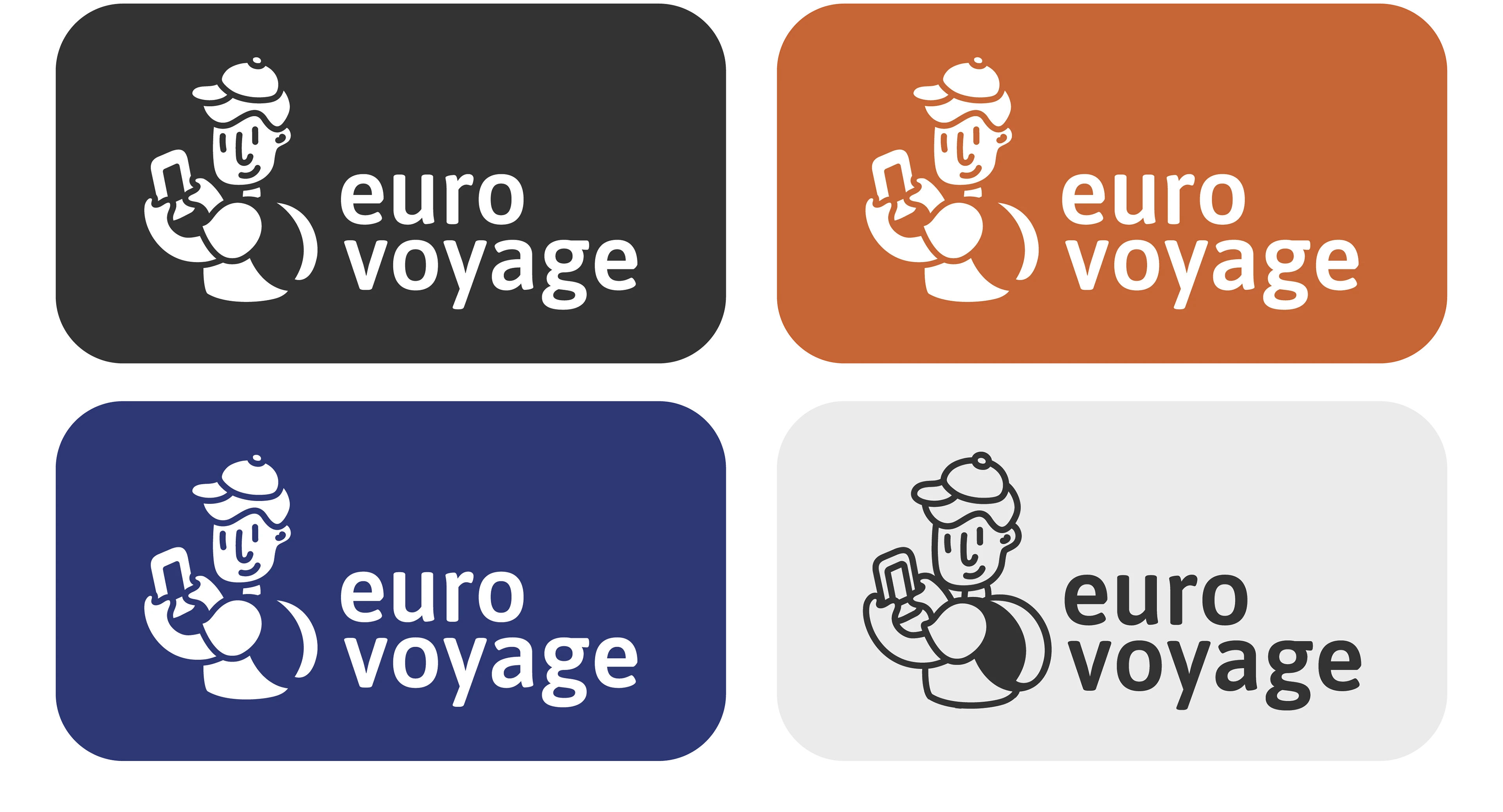 (2024) EUROVOYAGE | Logo design & brand identity (2024) — Изображение №5 — Брендинг, Иллюстрация на Dprofile