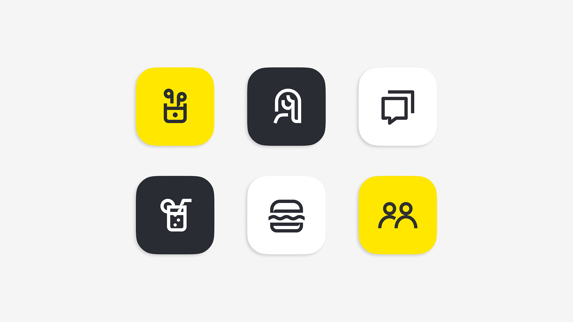 Icon redesign for visual communication for Raiffeisen — Изображение №6 — Иллюстрация на Dprofile