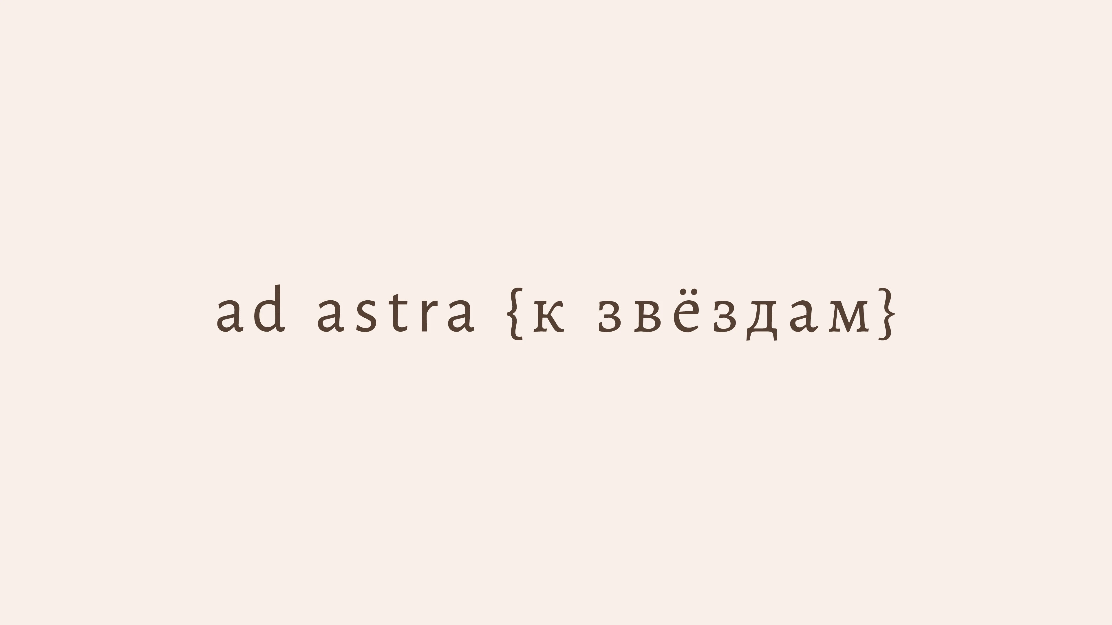 ad astra {к звёздам} — Изображение №3 — Брендинг на Dprofile