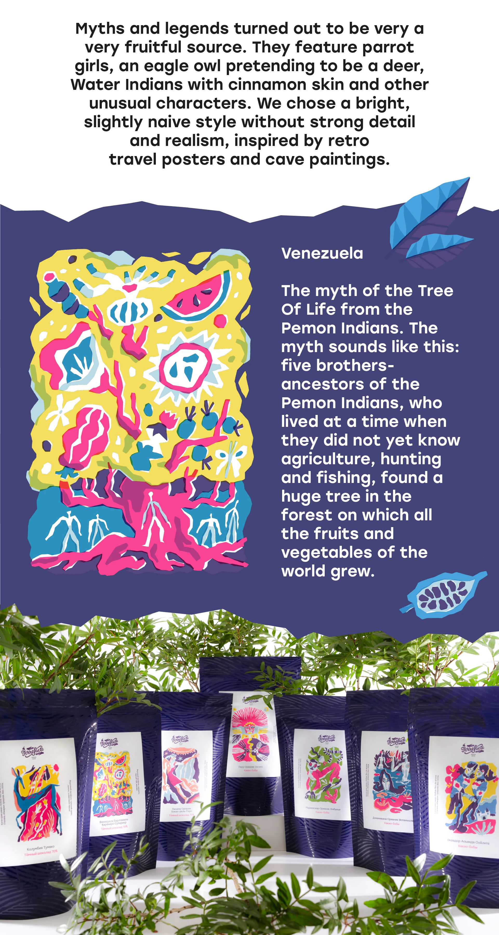 Torrefacto Cocoa Packaging Illustration — Изображение №7 — Иллюстрация на Dprofile