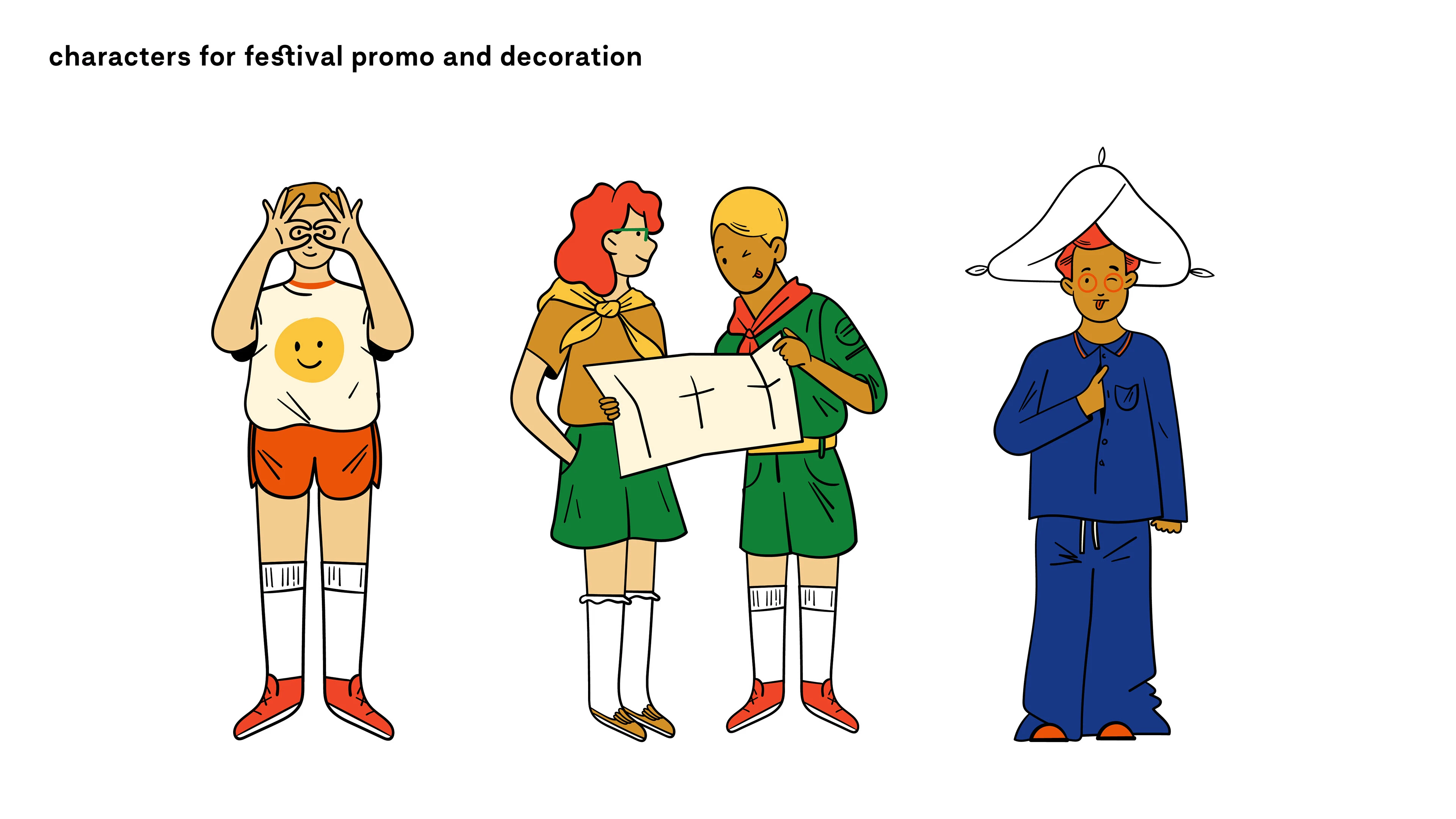 Illustrations for BOSCO FRESH FEST ' 19 — Изображение №2 — Иллюстрация на Dprofile