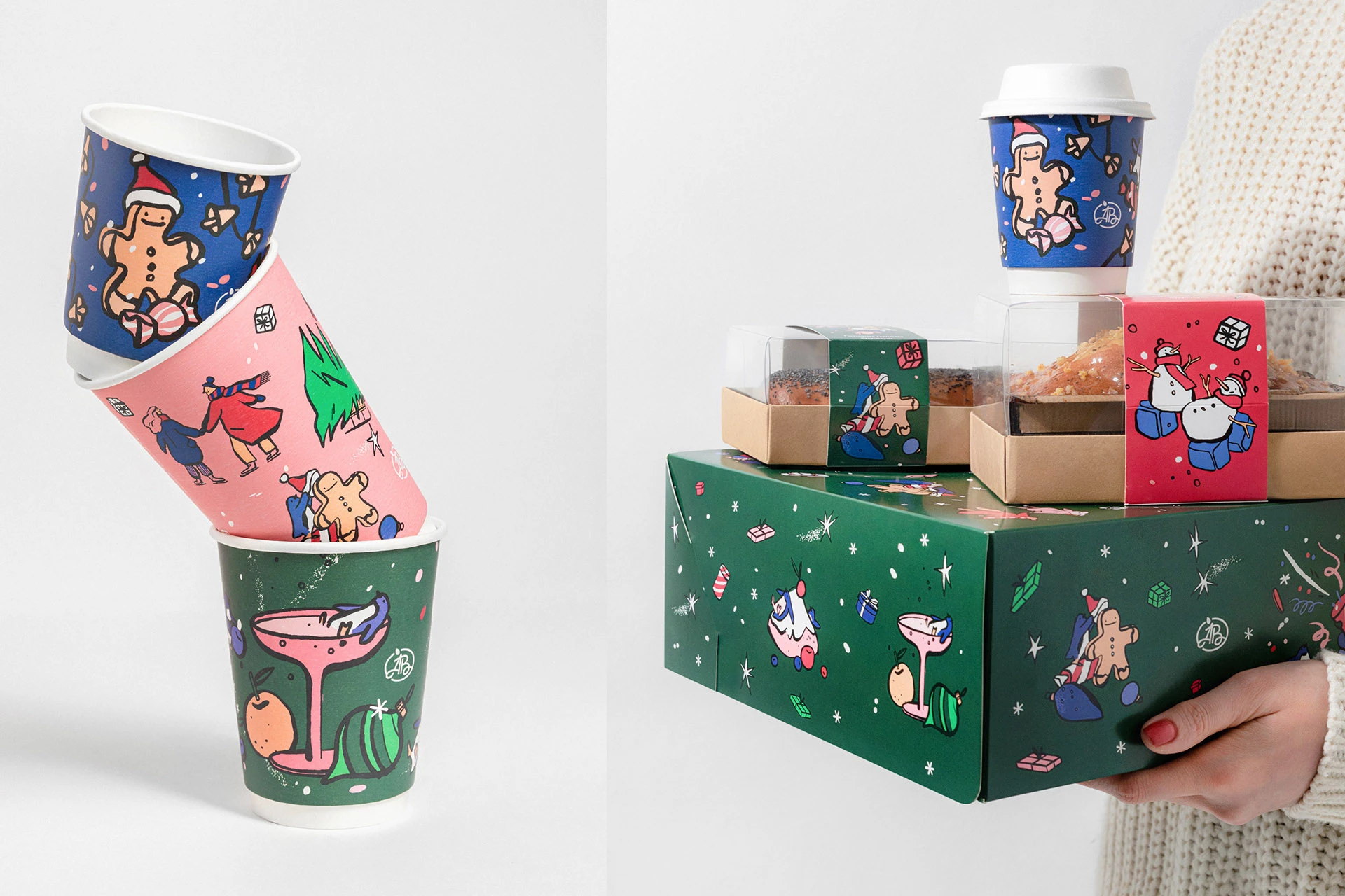 New Year Visual Identity For The Azbuka Vkusa — Изображение №3 — Брендинг на Dprofile