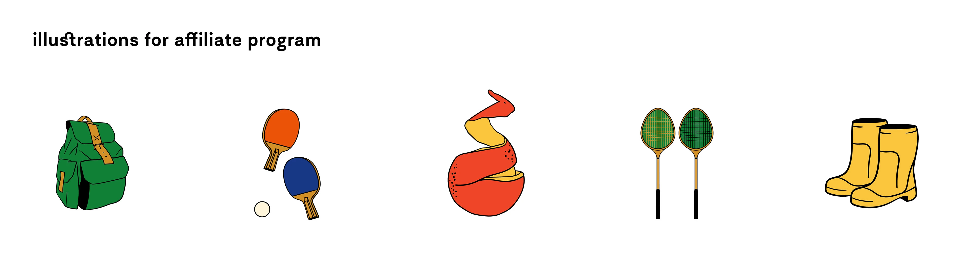 Illustrations for BOSCO FRESH FEST ' 19 — Изображение №5 — Иллюстрация на Dprofile