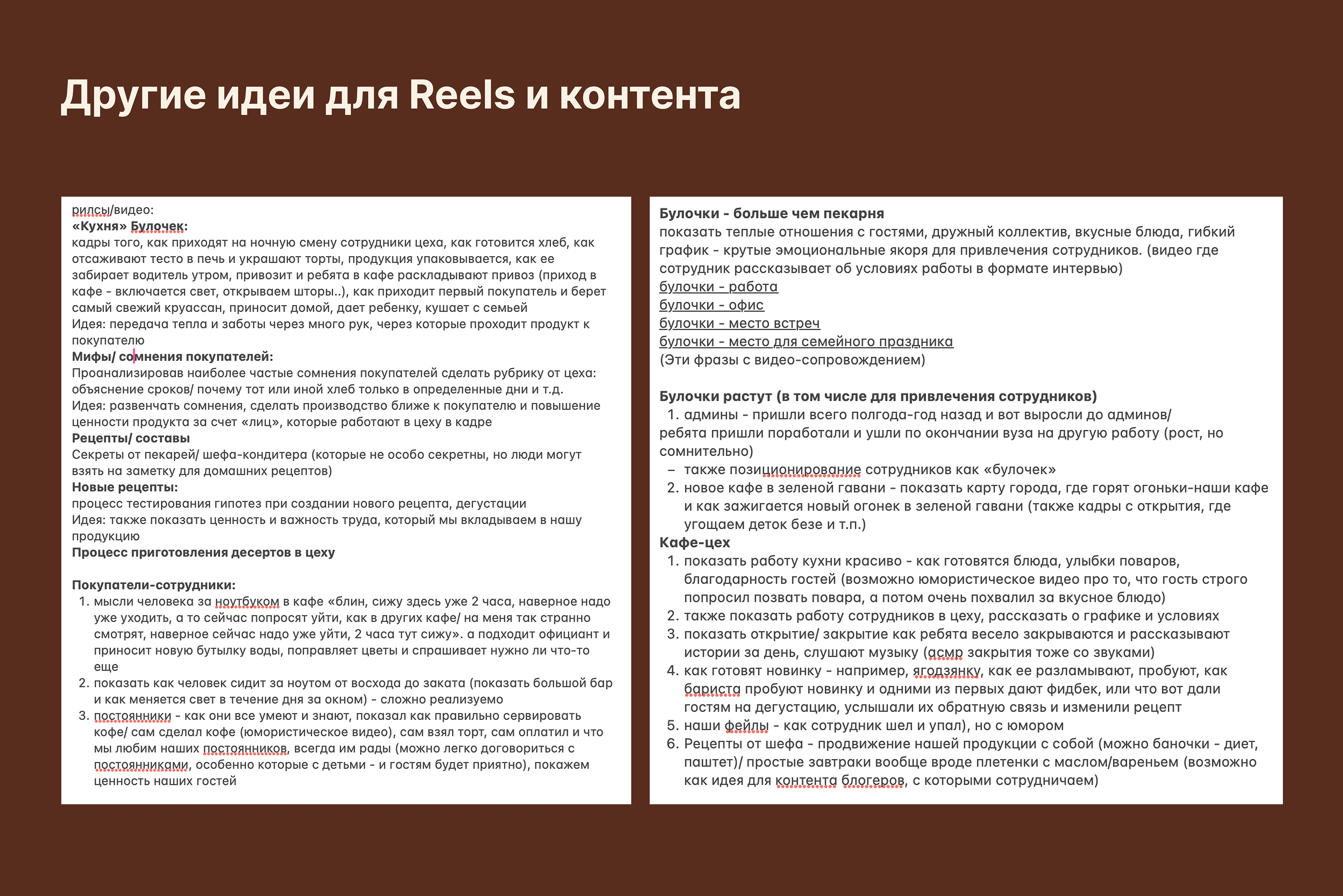 Контент план для сети кафе-пекарен Булочки — Изображение №10 — Маркетинг на Dprofile