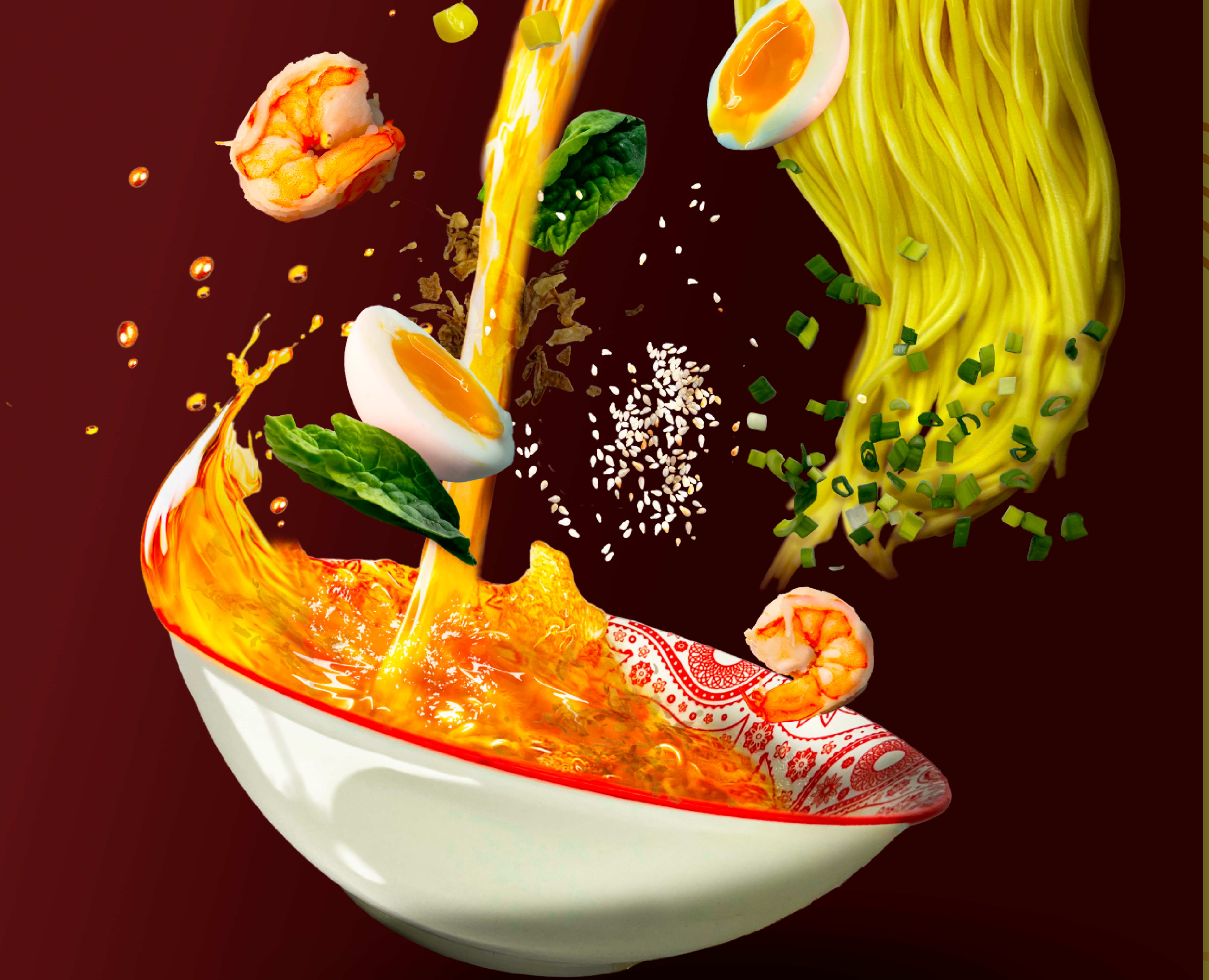 Advertising of ramen на Dprofile
