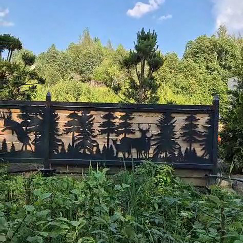 Серия лесных иллюстраций для забора — Изображение №10 — Иллюстрация на Dprofile