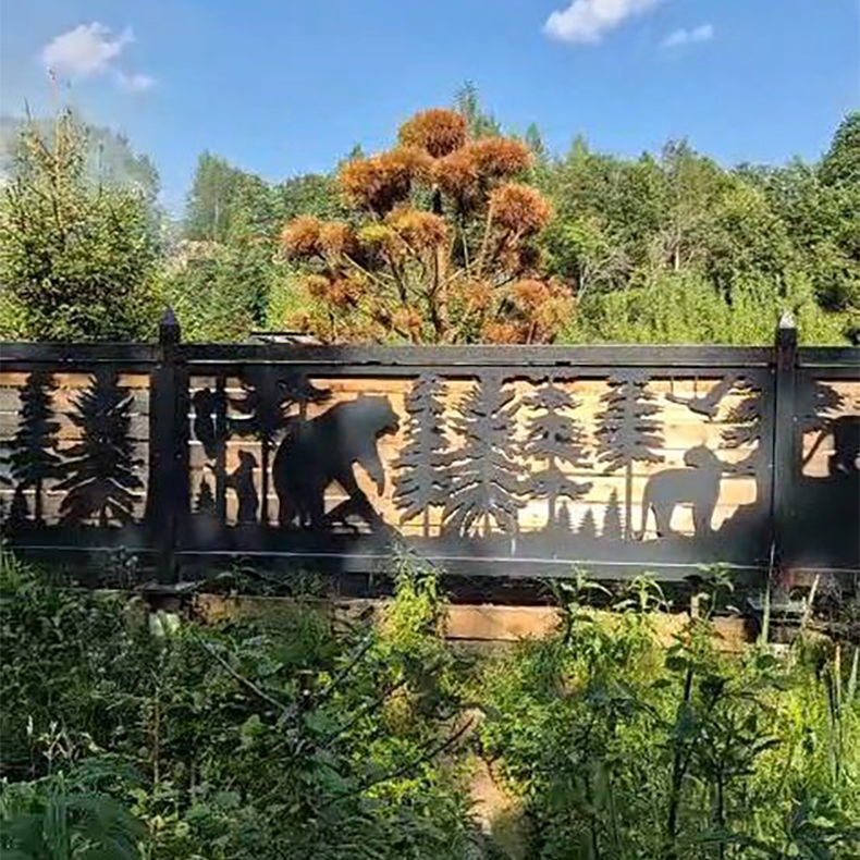 Серия лесных иллюстраций для забора — Изображение №12 — Иллюстрация на Dprofile