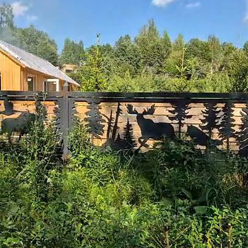 Серия лесных иллюстраций для забора — Изображение №14 — Иллюстрация на Dprofile