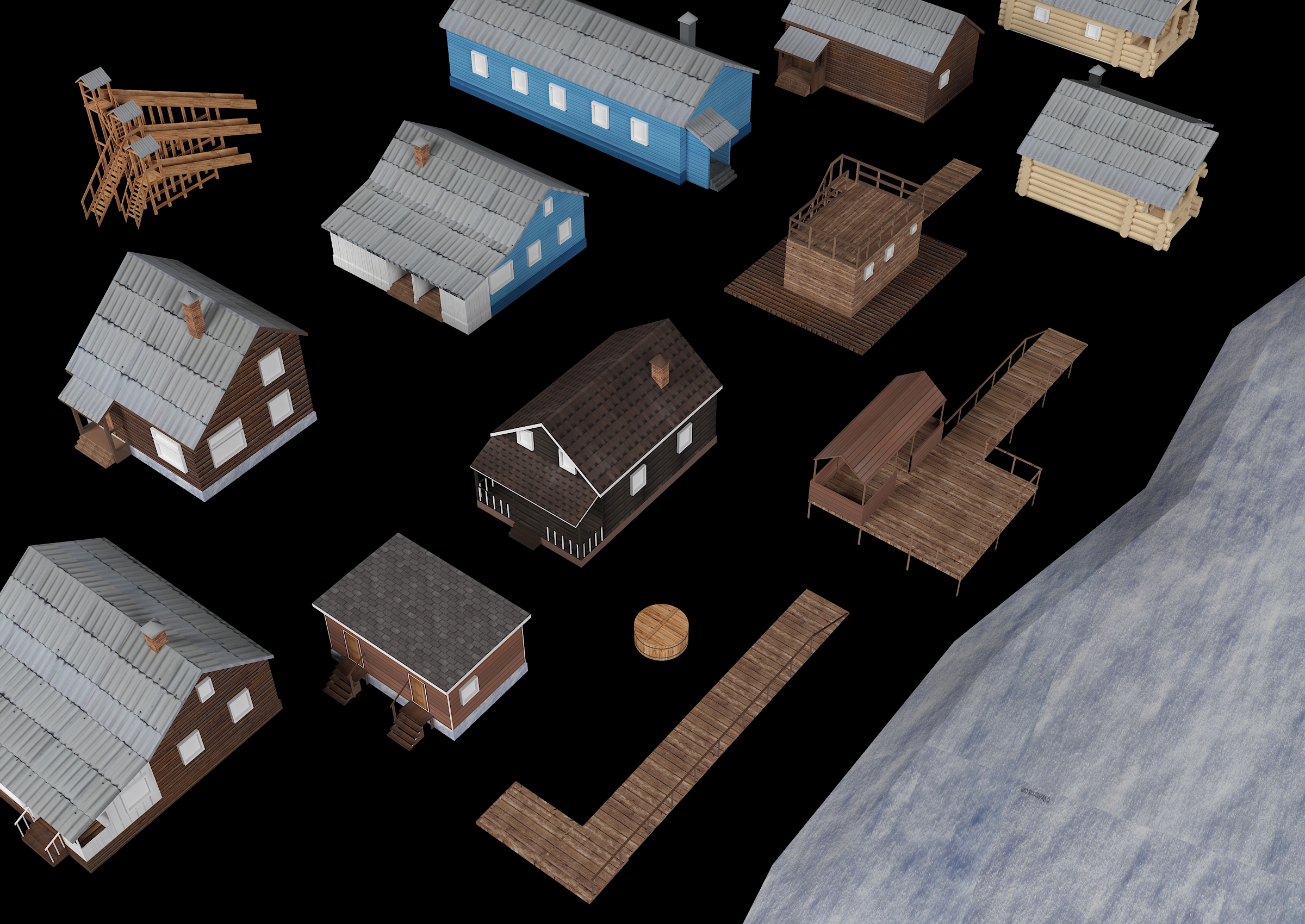 3D-карта для базы отдыха — Изображение №3 — 3D на Dprofile