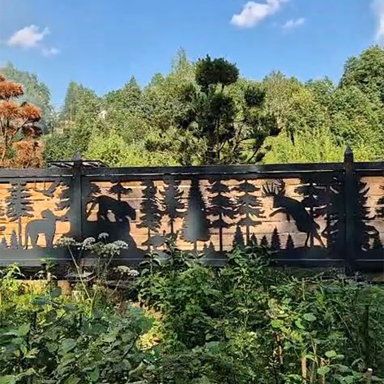 Серия лесных иллюстраций для забора — Изображение №11 — Иллюстрация на Dprofile