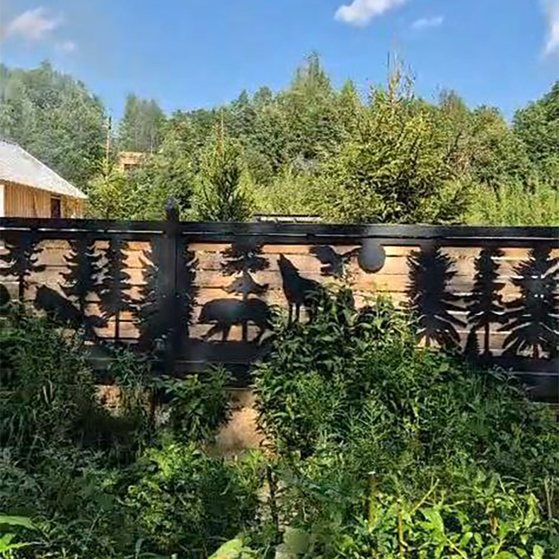 Серия лесных иллюстраций для забора — Изображение №13 — Иллюстрация на Dprofile