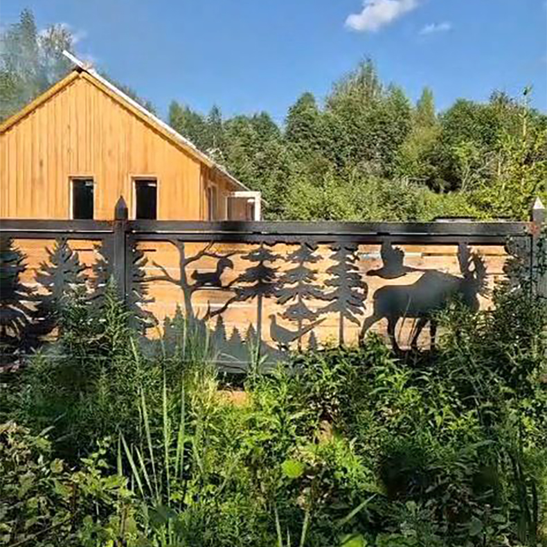 Серия лесных иллюстраций для забора — Изображение №15 — Иллюстрация на Dprofile